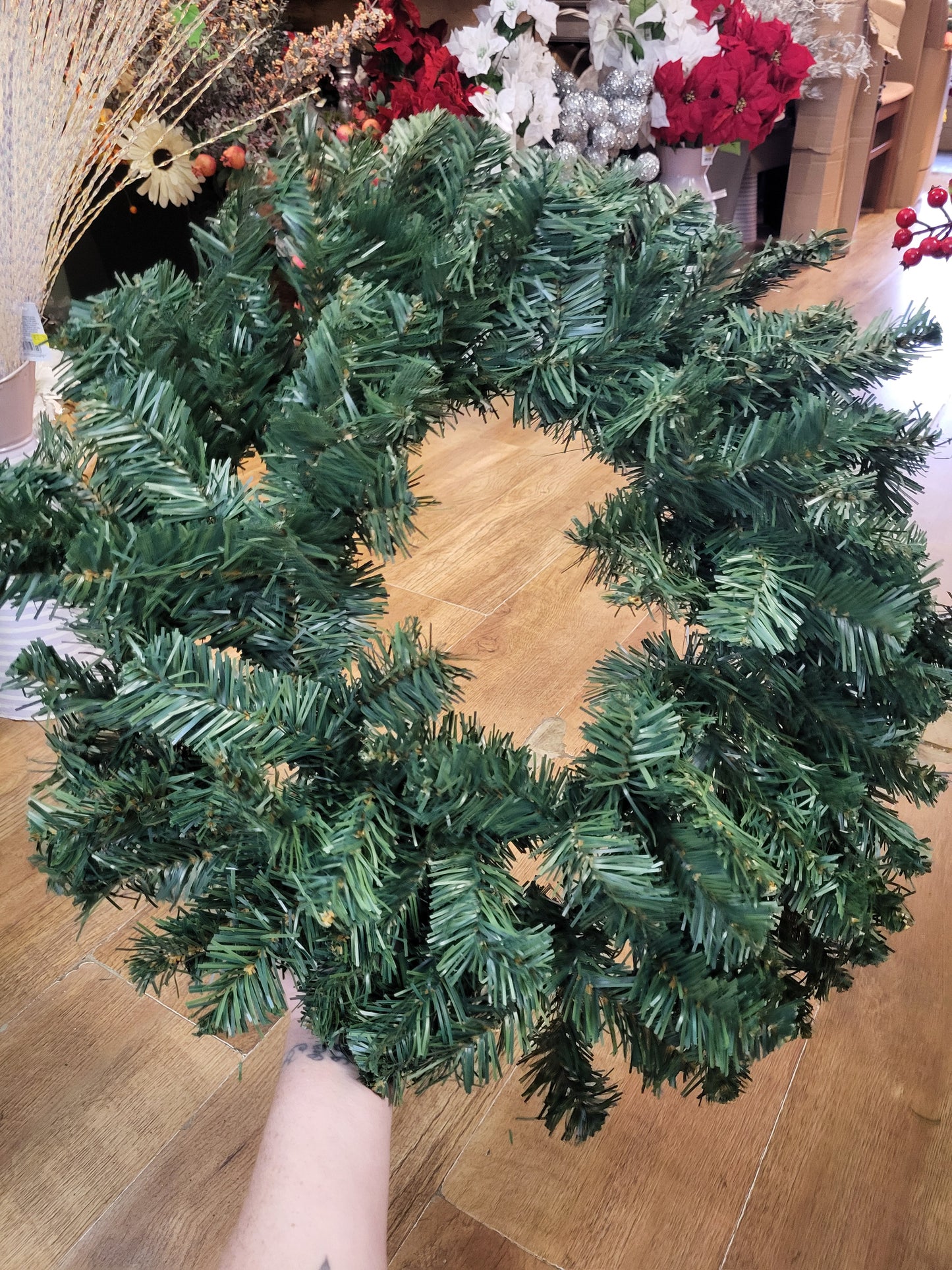 60cm pine wreath (120 tips) image 4