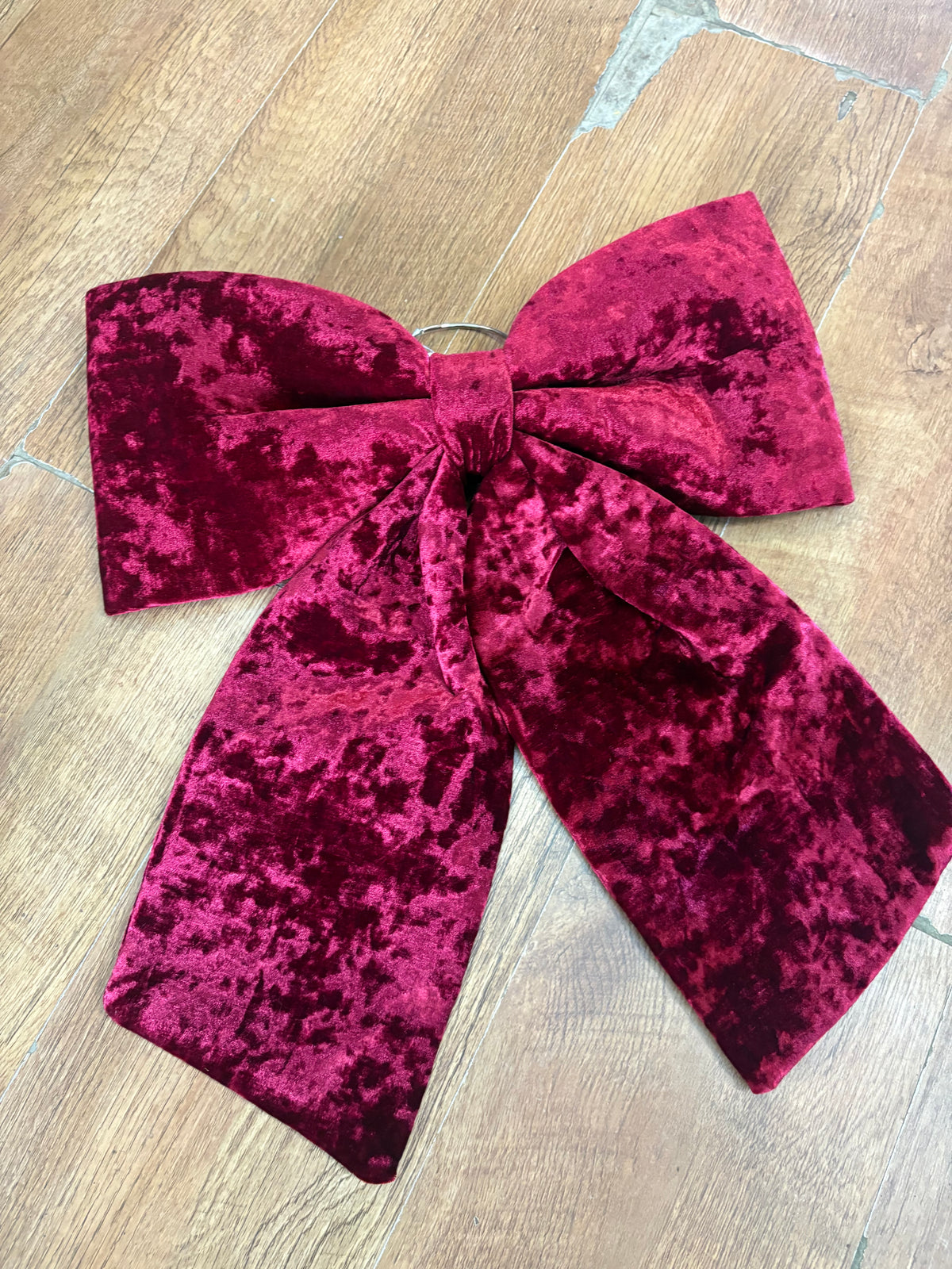 Giant 44cm Burgundy Christmas Bow