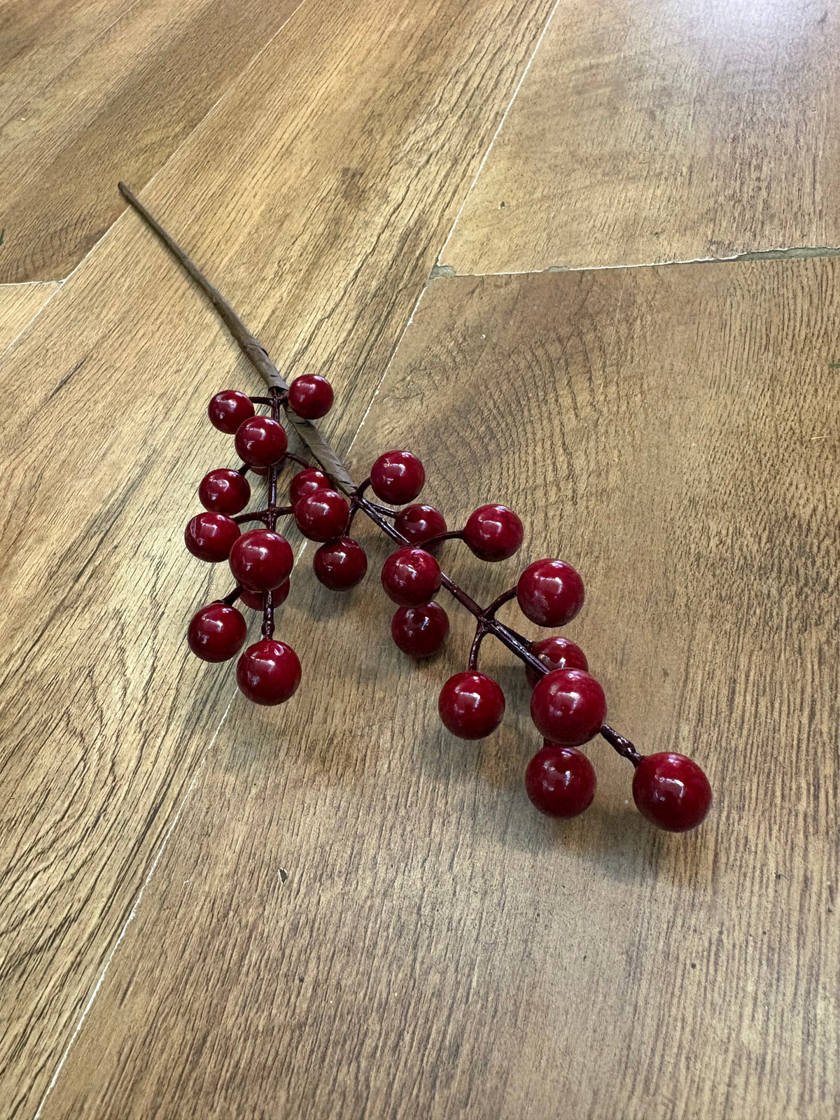 Red long stem berry pick