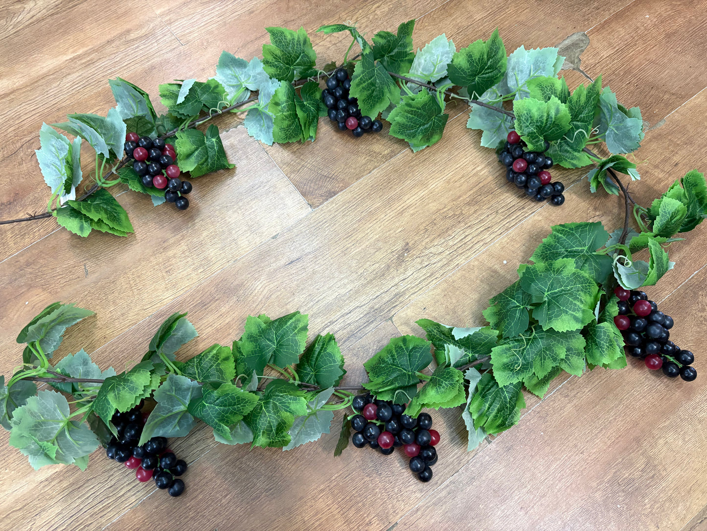 Purple grape garland