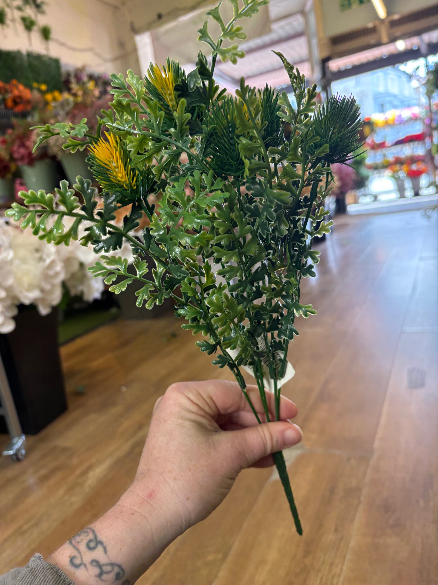 Thistle and foliage bunch - 3 colours available
