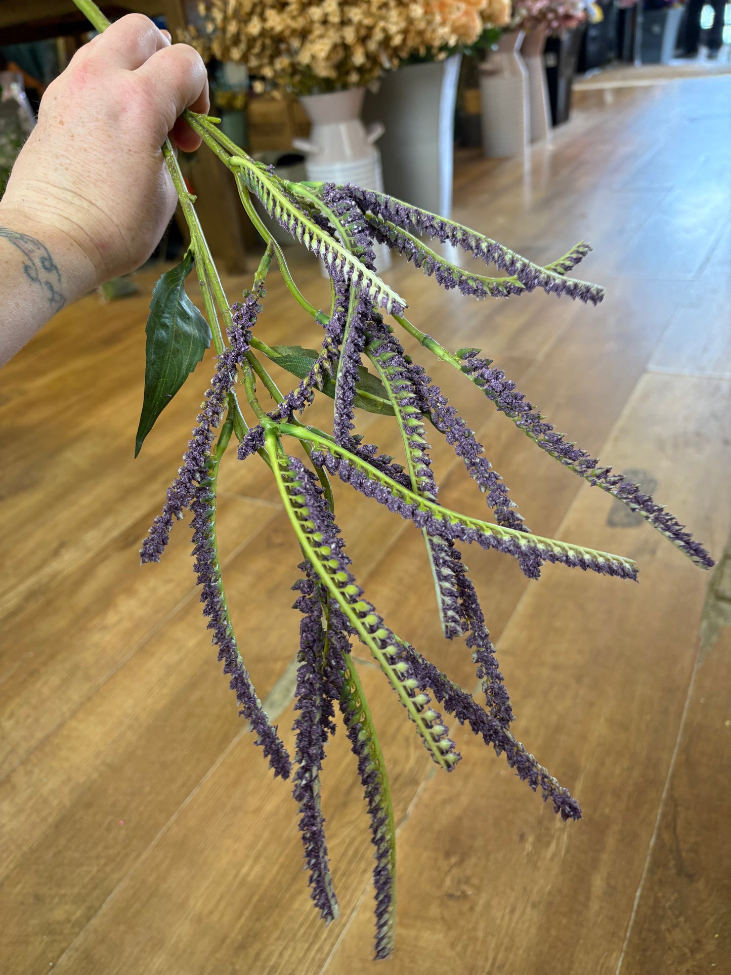 72cm purple salvia spray