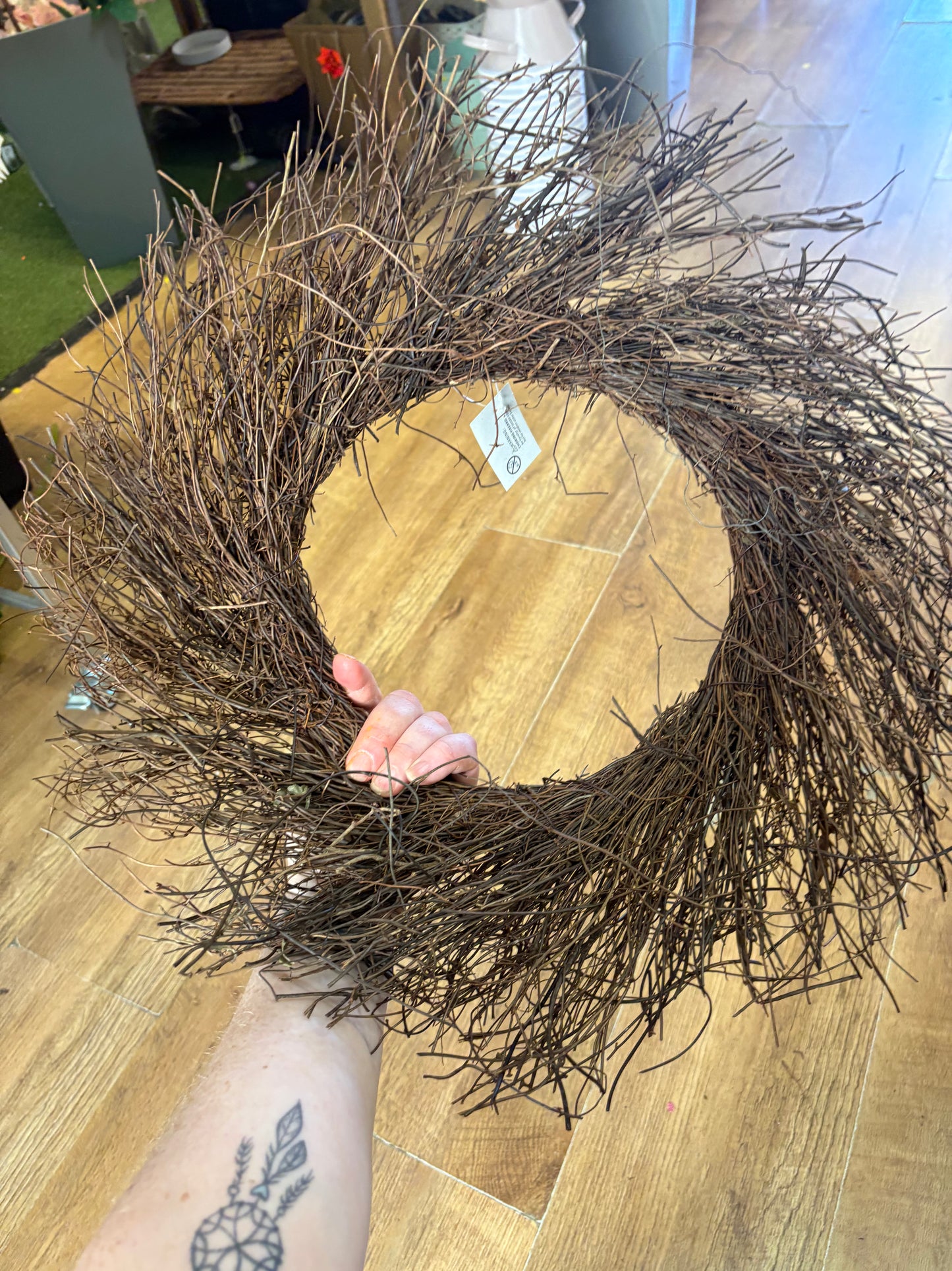 Rustic grapevine wreath - approx 45cm