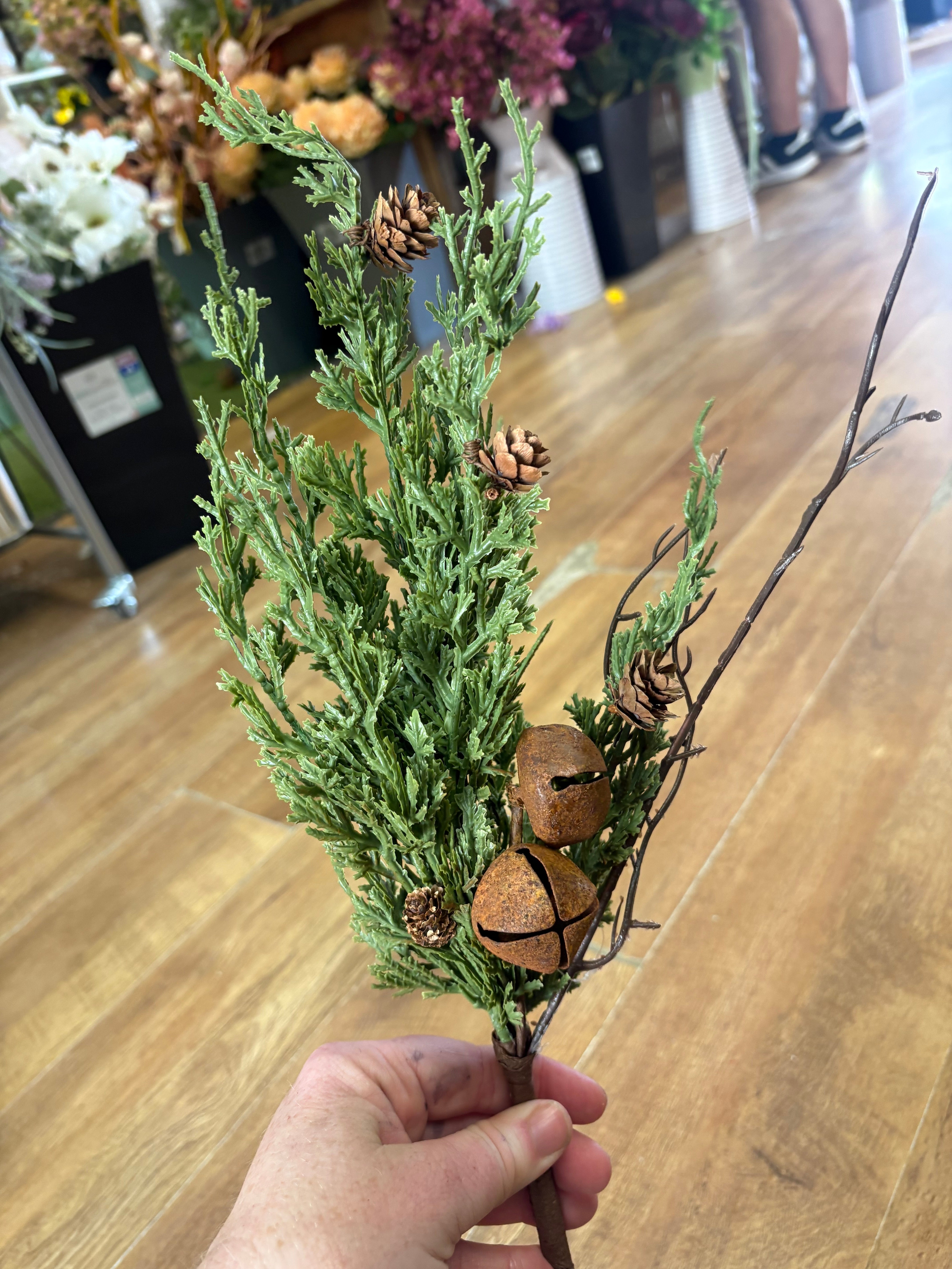 55cm Lawson Cypress and Bells