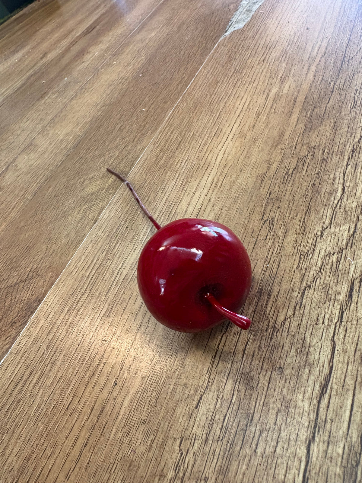 Glossy red apple pick