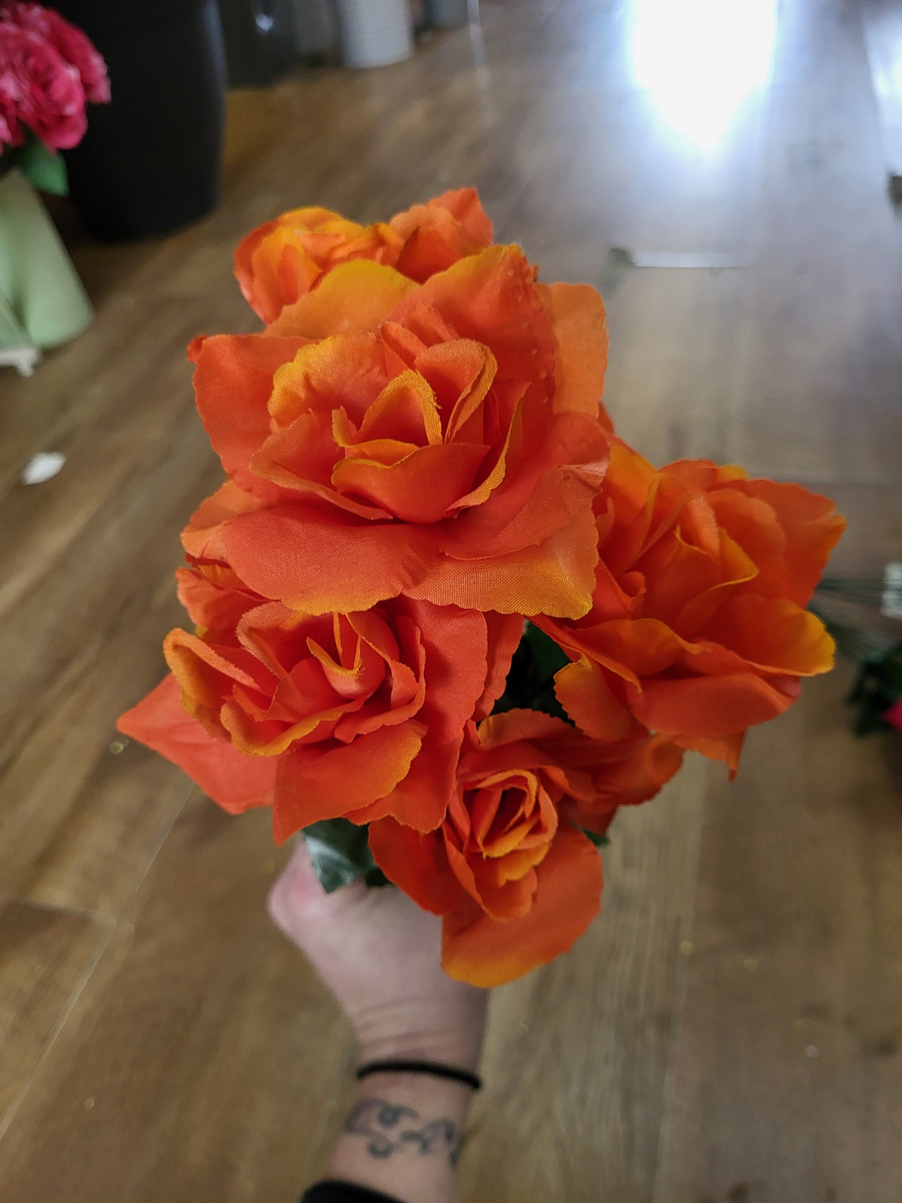 Carnival rose bunch - 4 colours available image 4