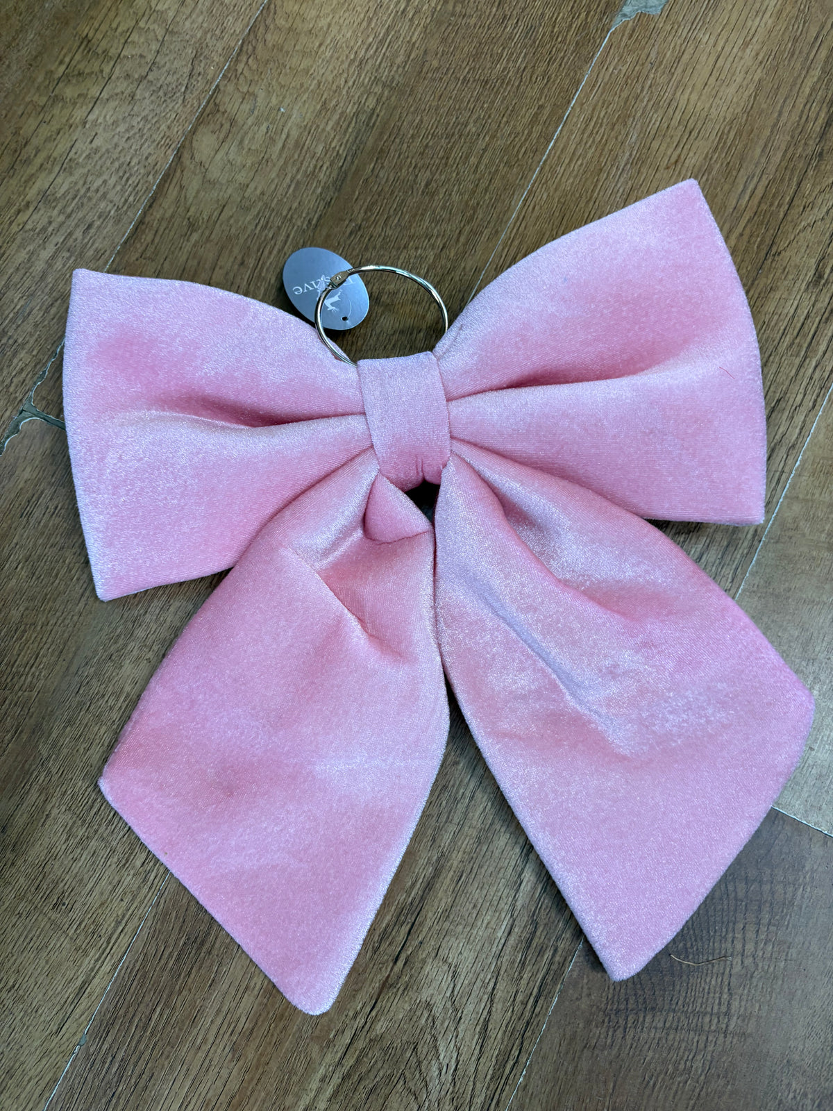 Large 34cm Pink Christmas Bow