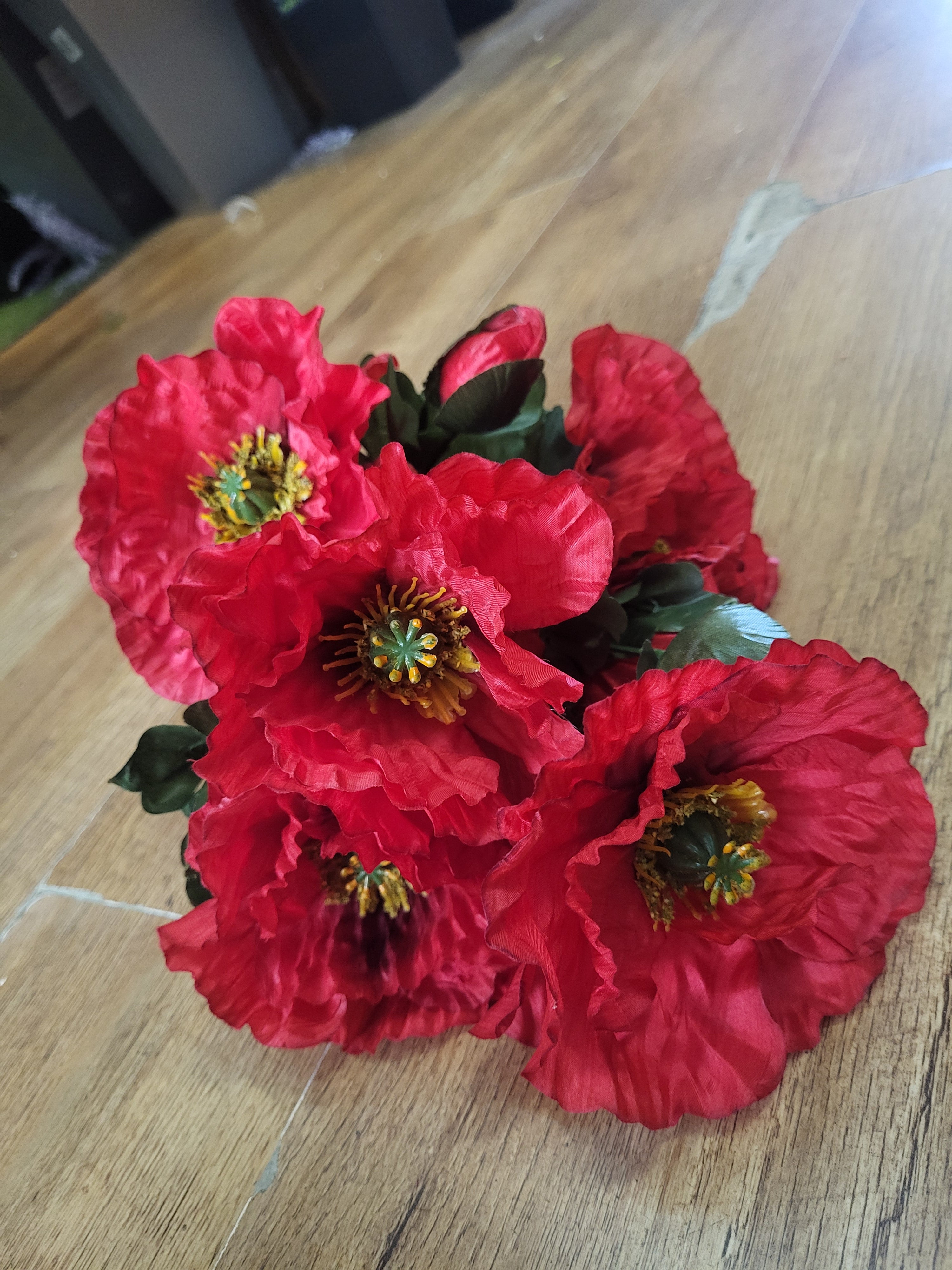 Large Wild Poppy bouquet  - 3 colours available image 3
