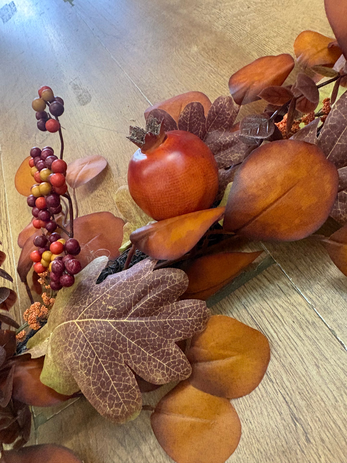 100cm autumn fruits table runner