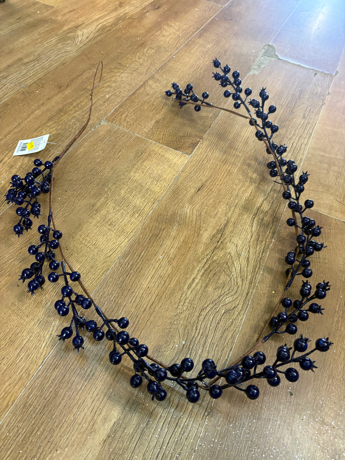 150cm blue berry garland