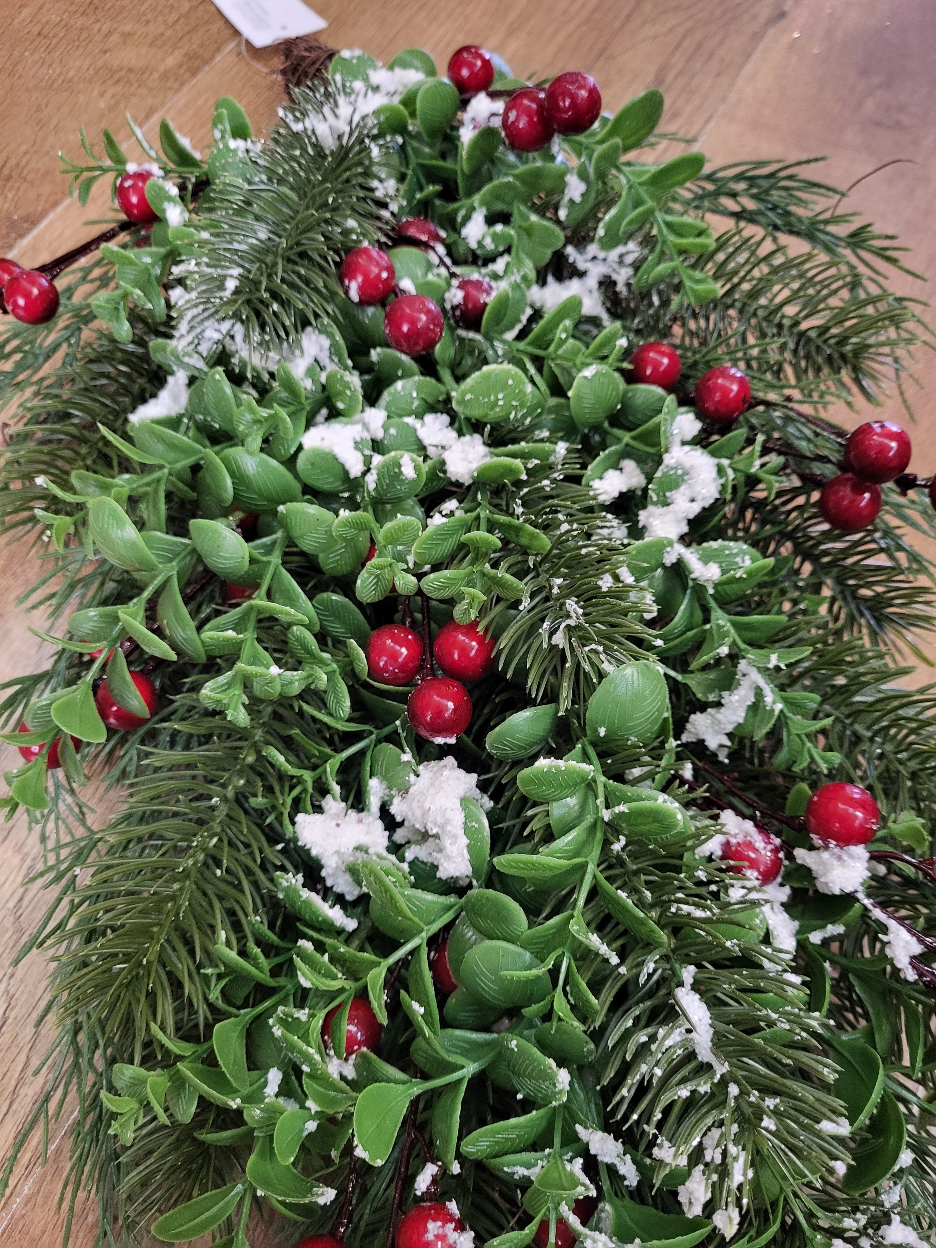 Snowberry/eucalyptus/pine teardrop image 6