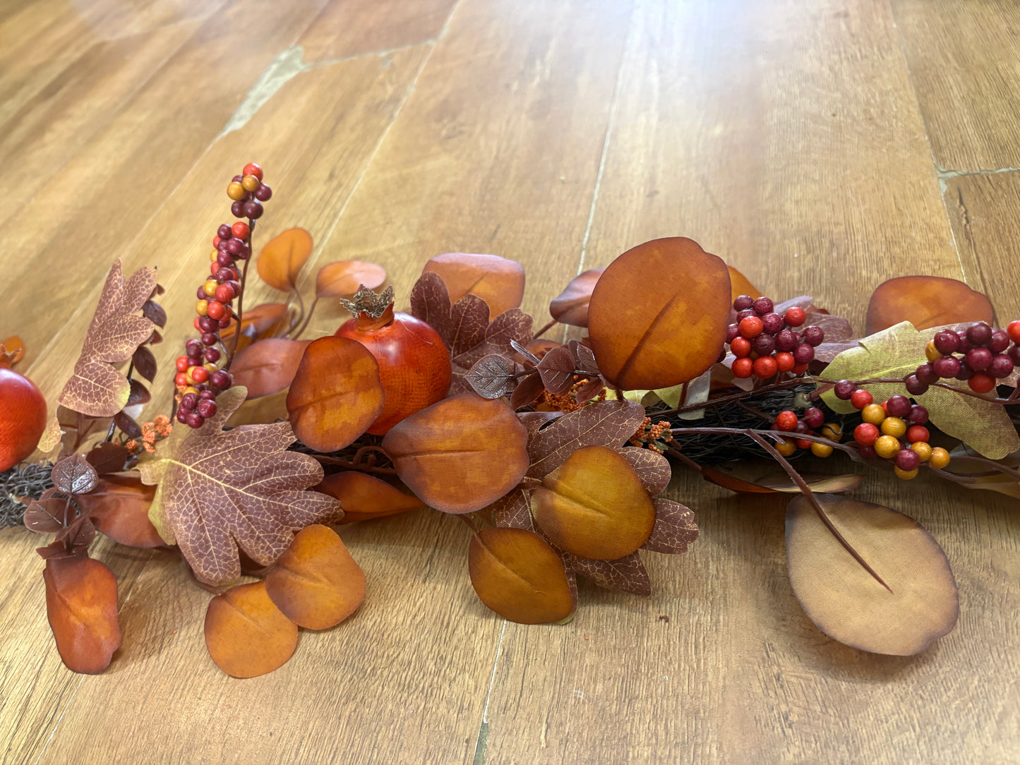 100cm autumn fruits table runner