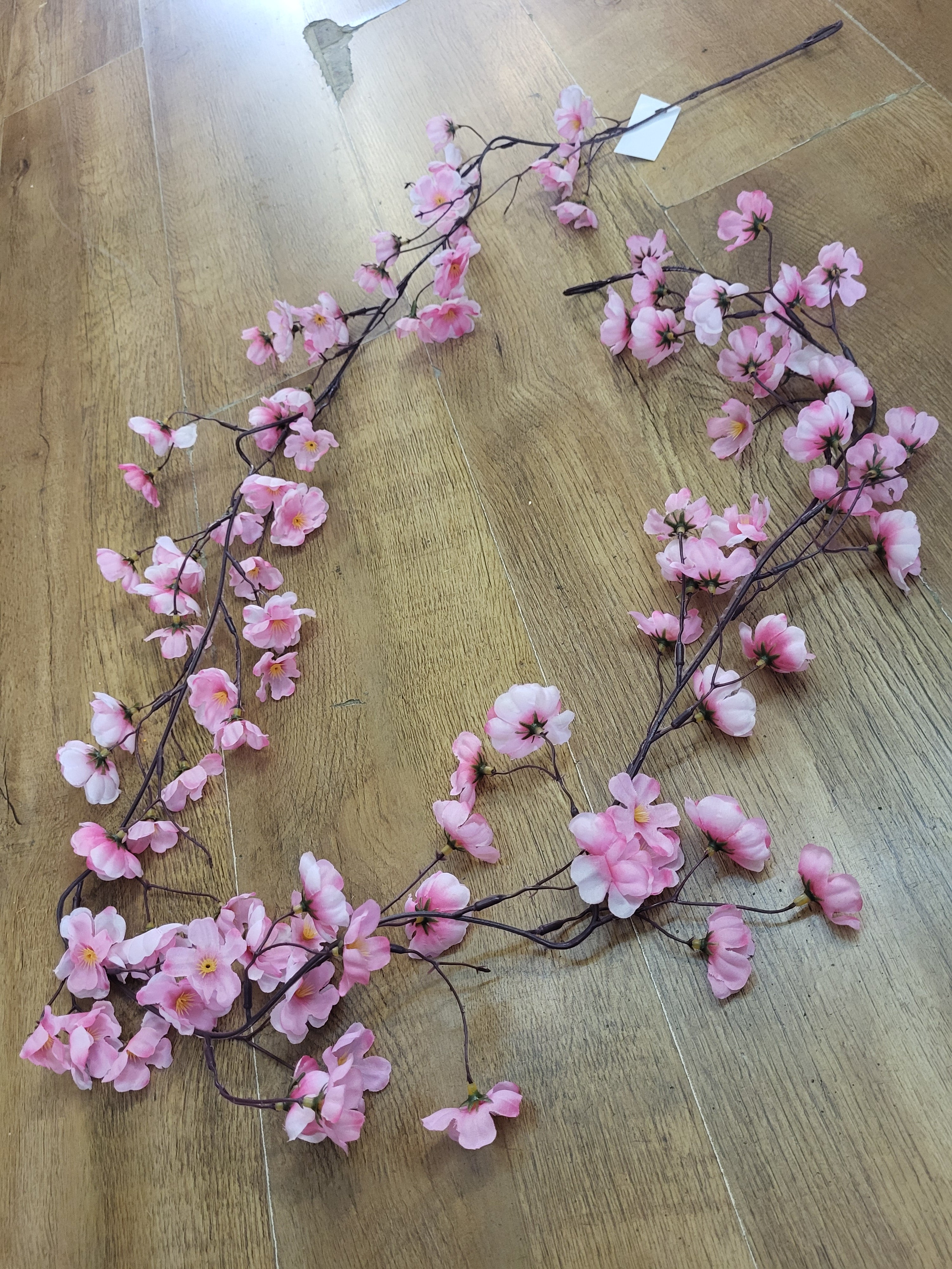 Pink cherry blossom garland  image 4