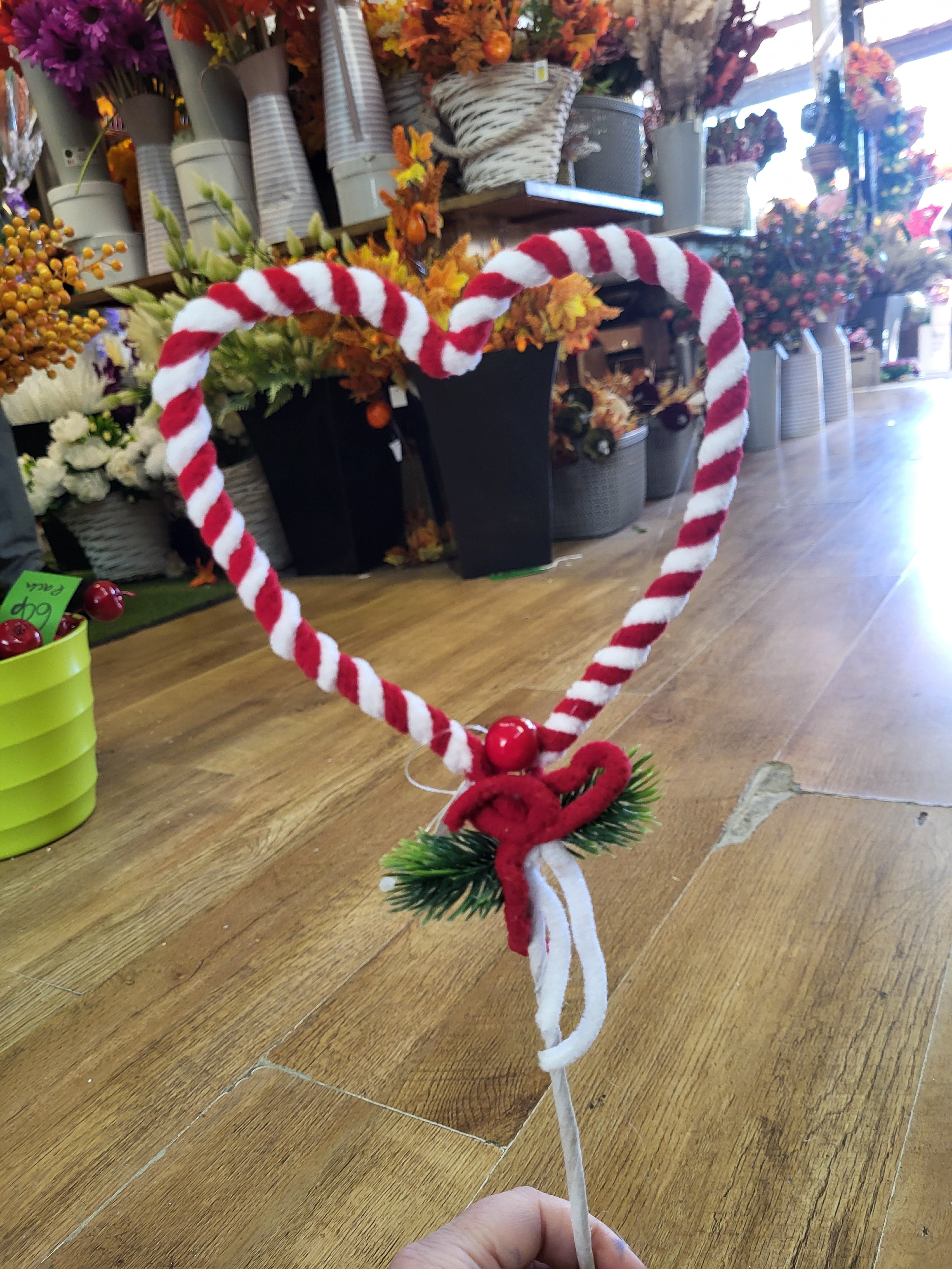 Candy Cane style Heart Stem image 1