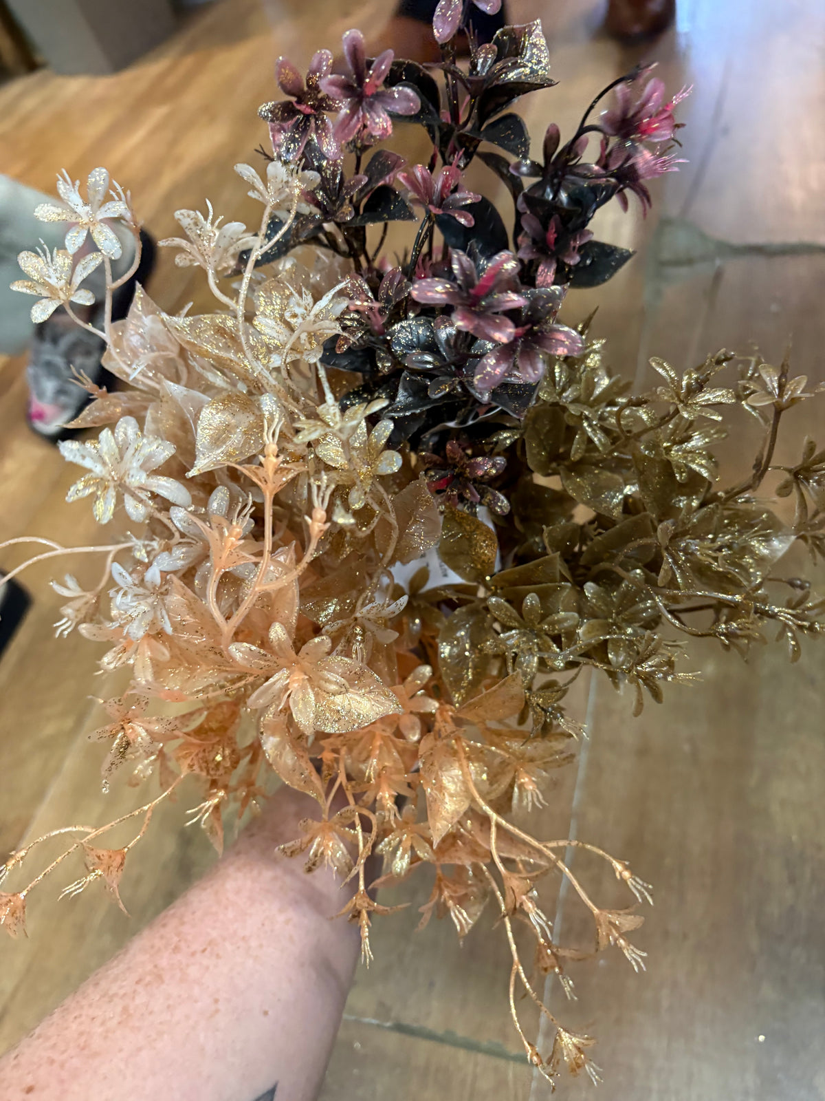 Autumn glitter foliage bush - 4 colours available