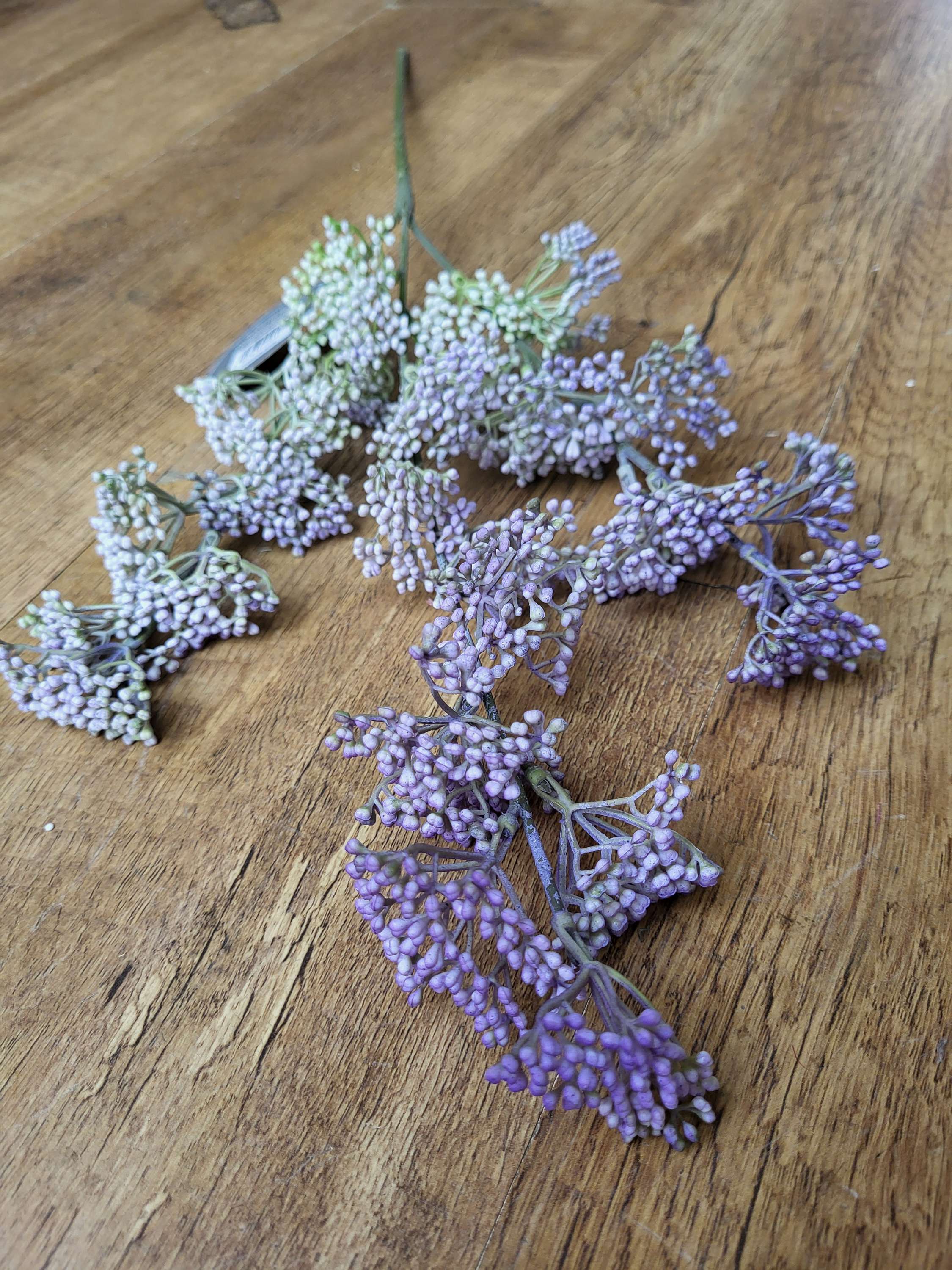 Long stem lilac bud spray image 0