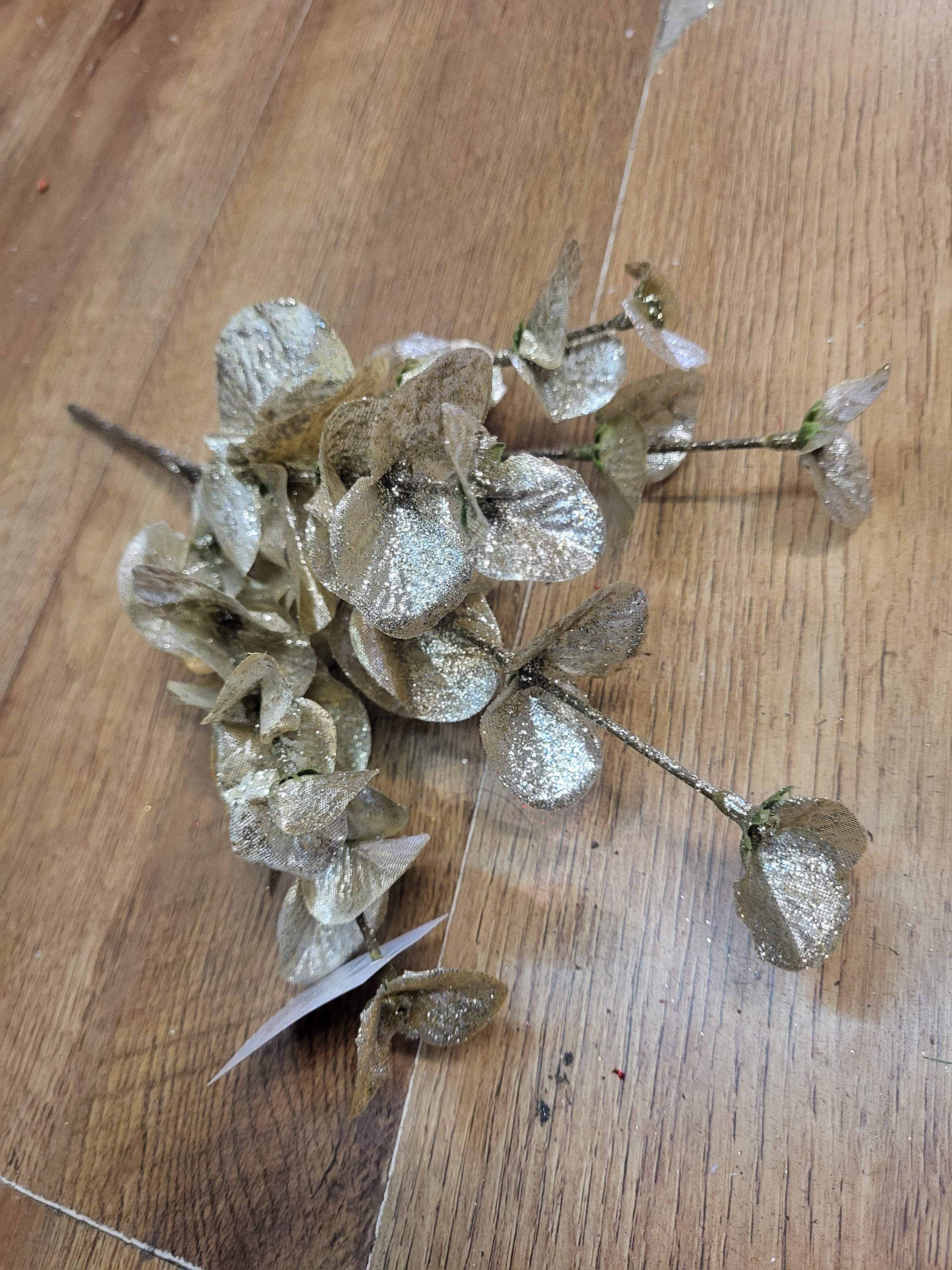 Glittered metallic eucalyptus  - 4 colours available image 4