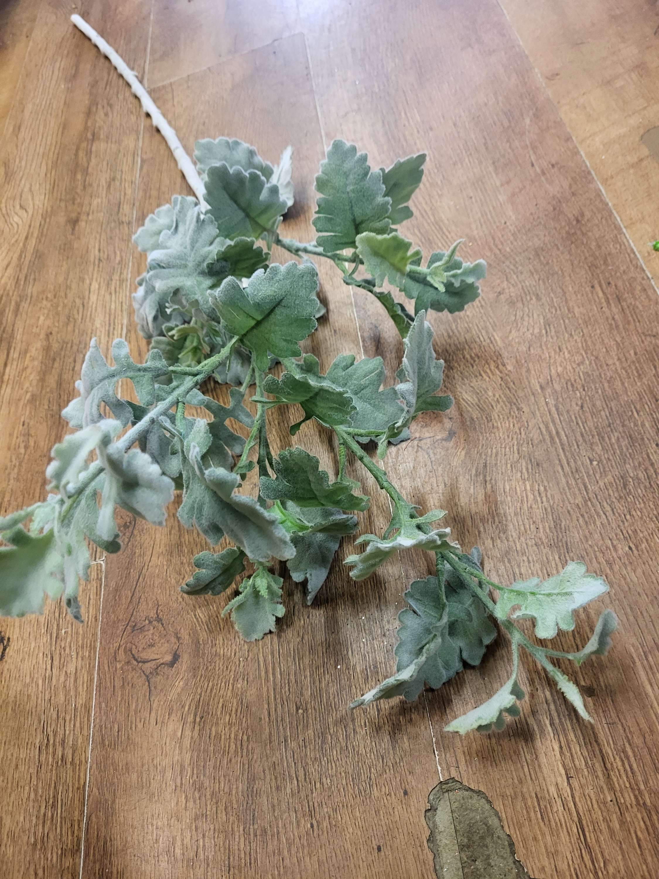 Approx 105cm flocked winter foliage image 3