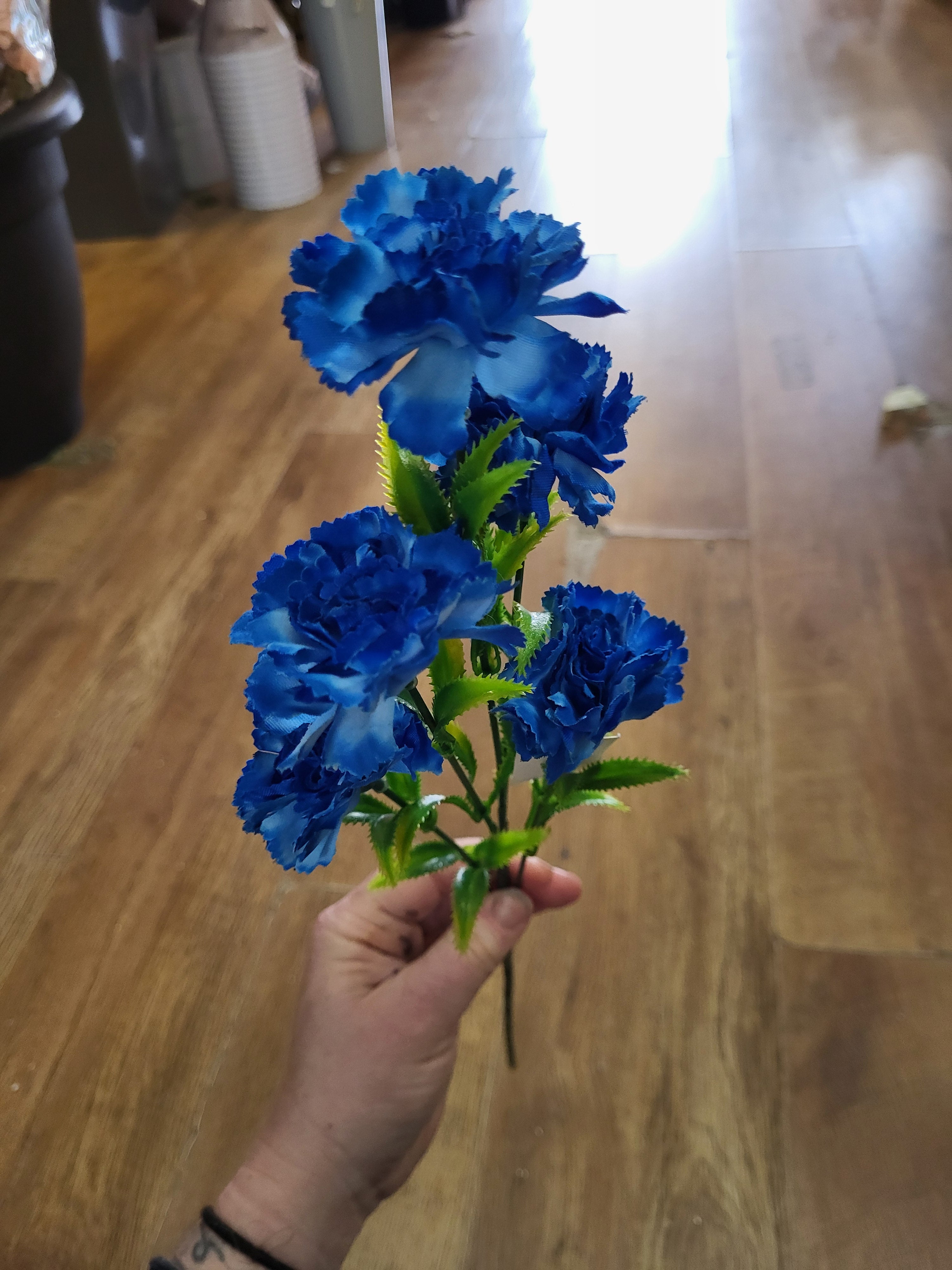 Long stem carnation spray - 6 colours available image 8