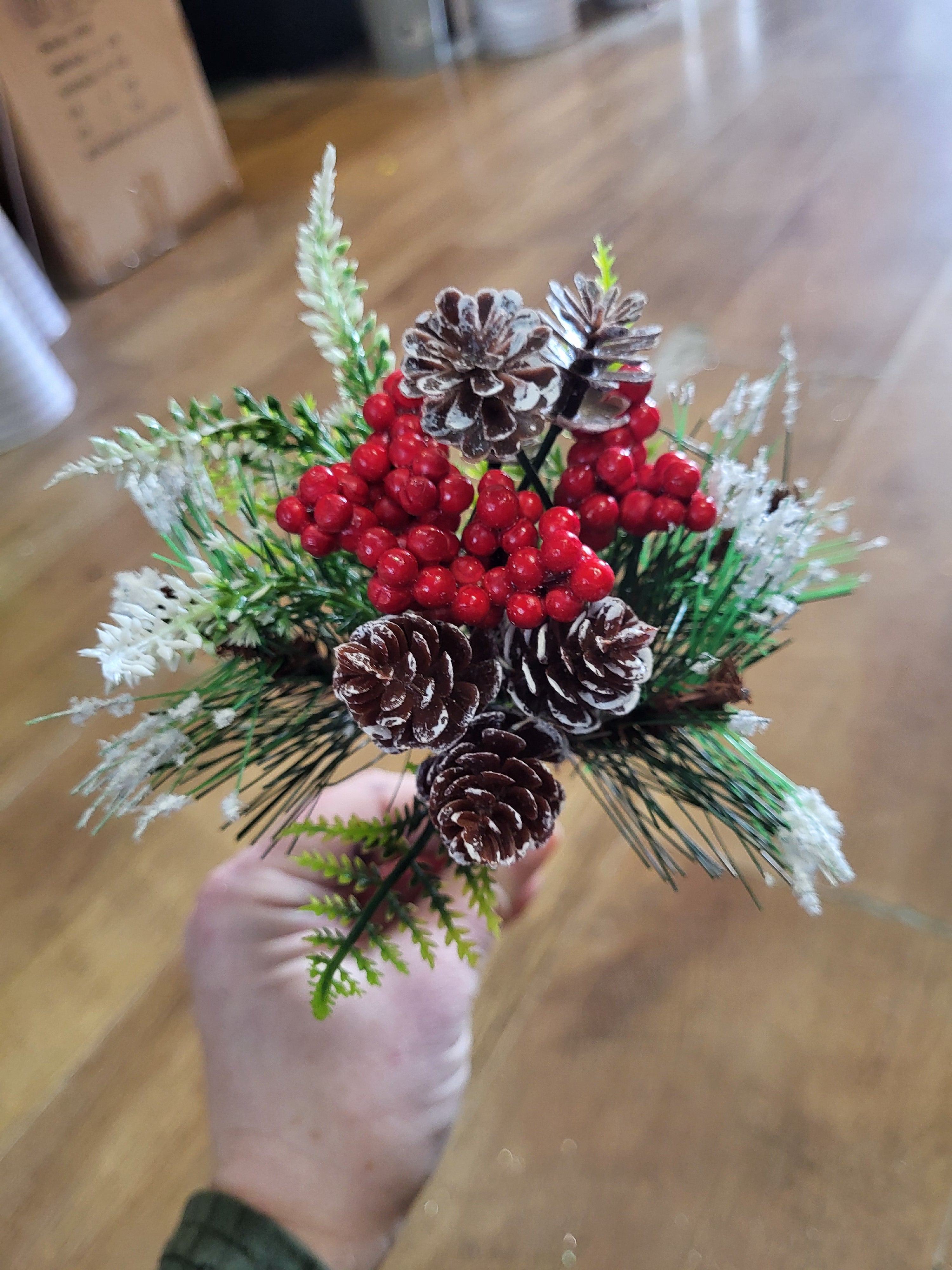Miniature cones and berries pick image 0