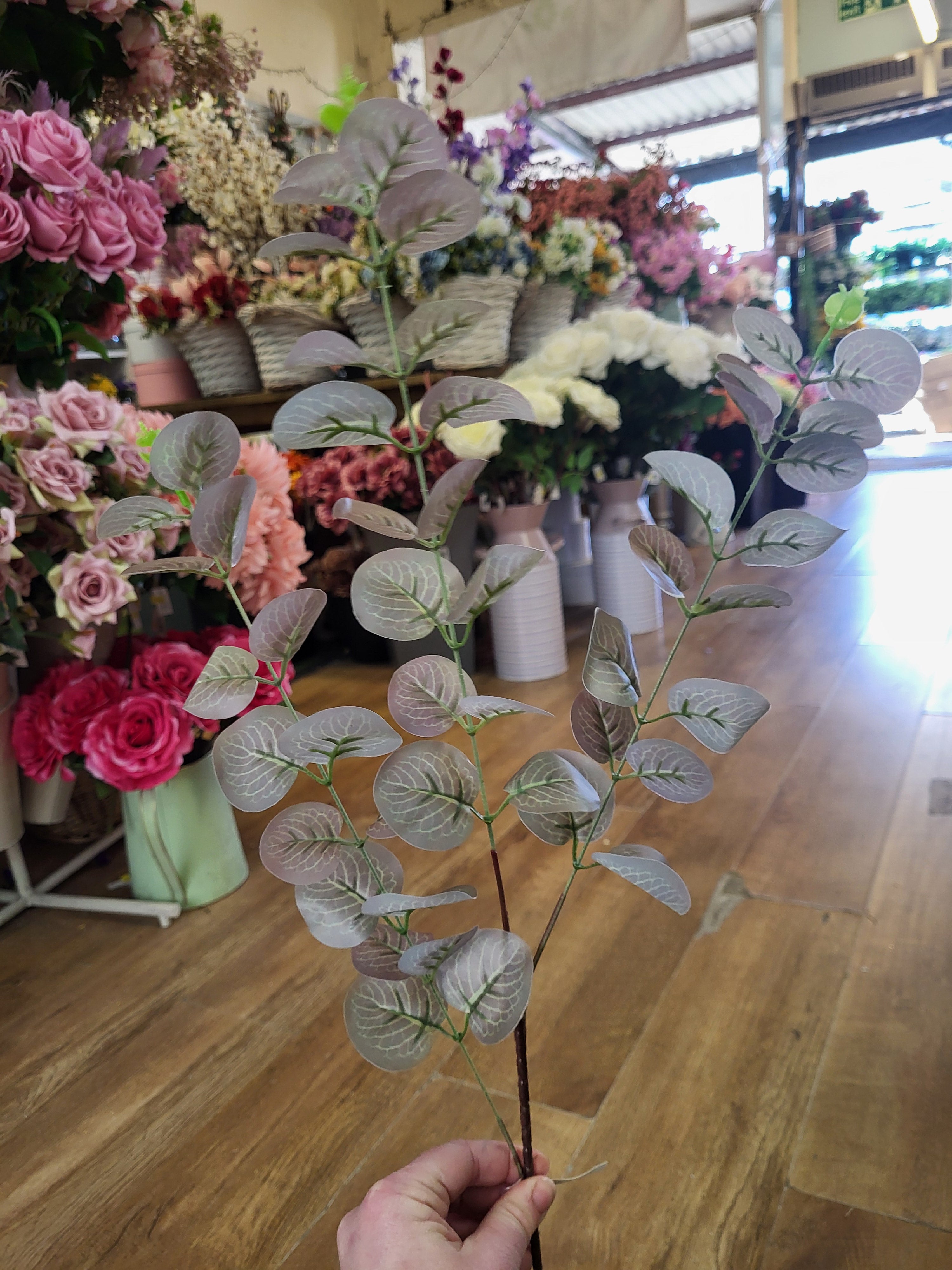 85cm eucalyptus spray image 1