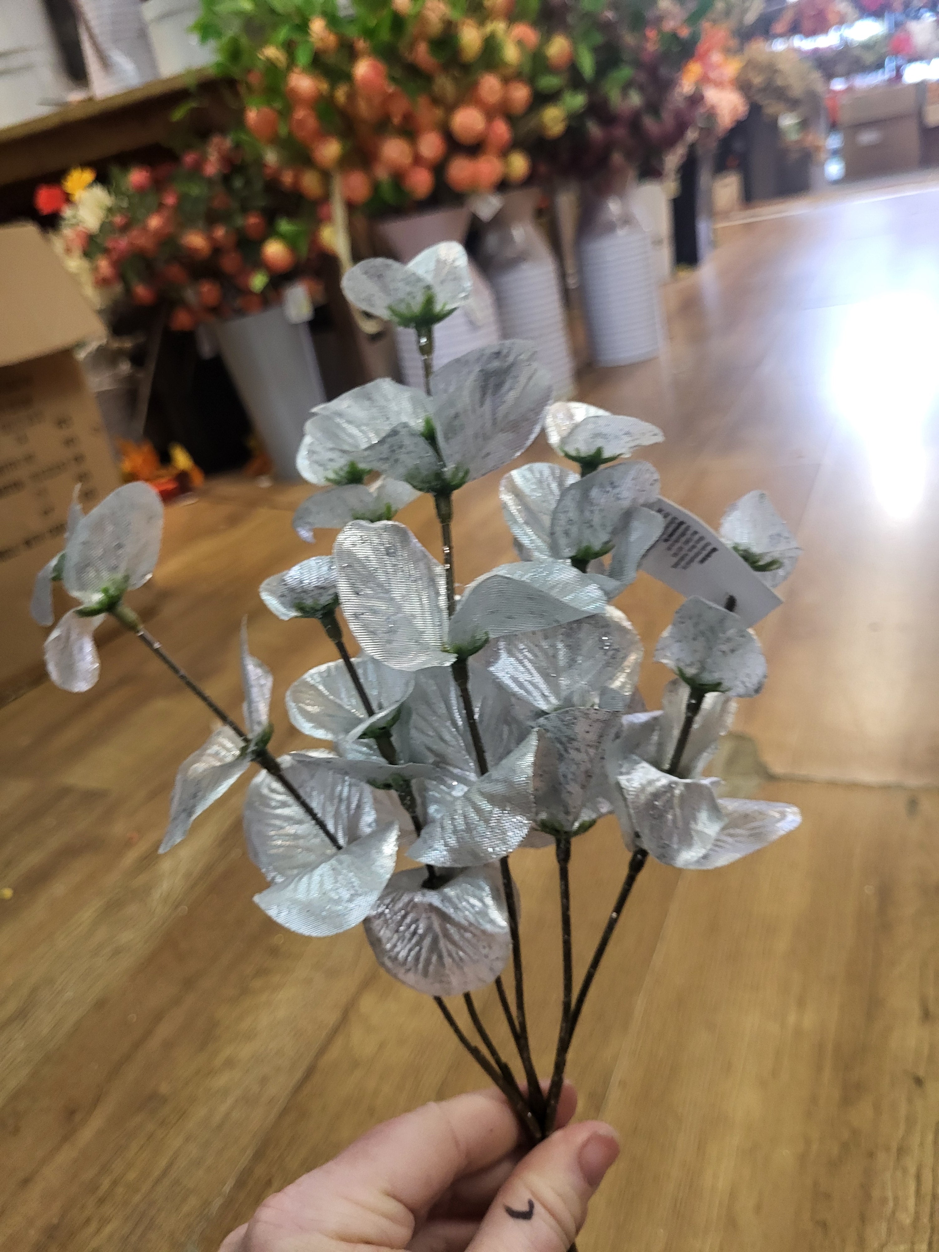 Glittered metallic eucalyptus  - 4 colours available image 9