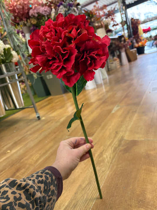 54cm Red French hydrangea