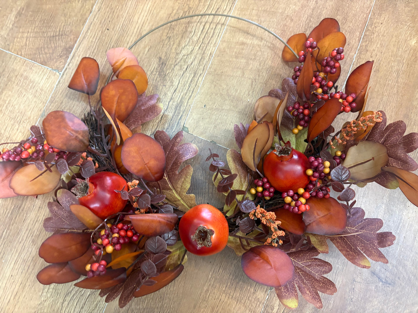 30cm autumn fruit wreath