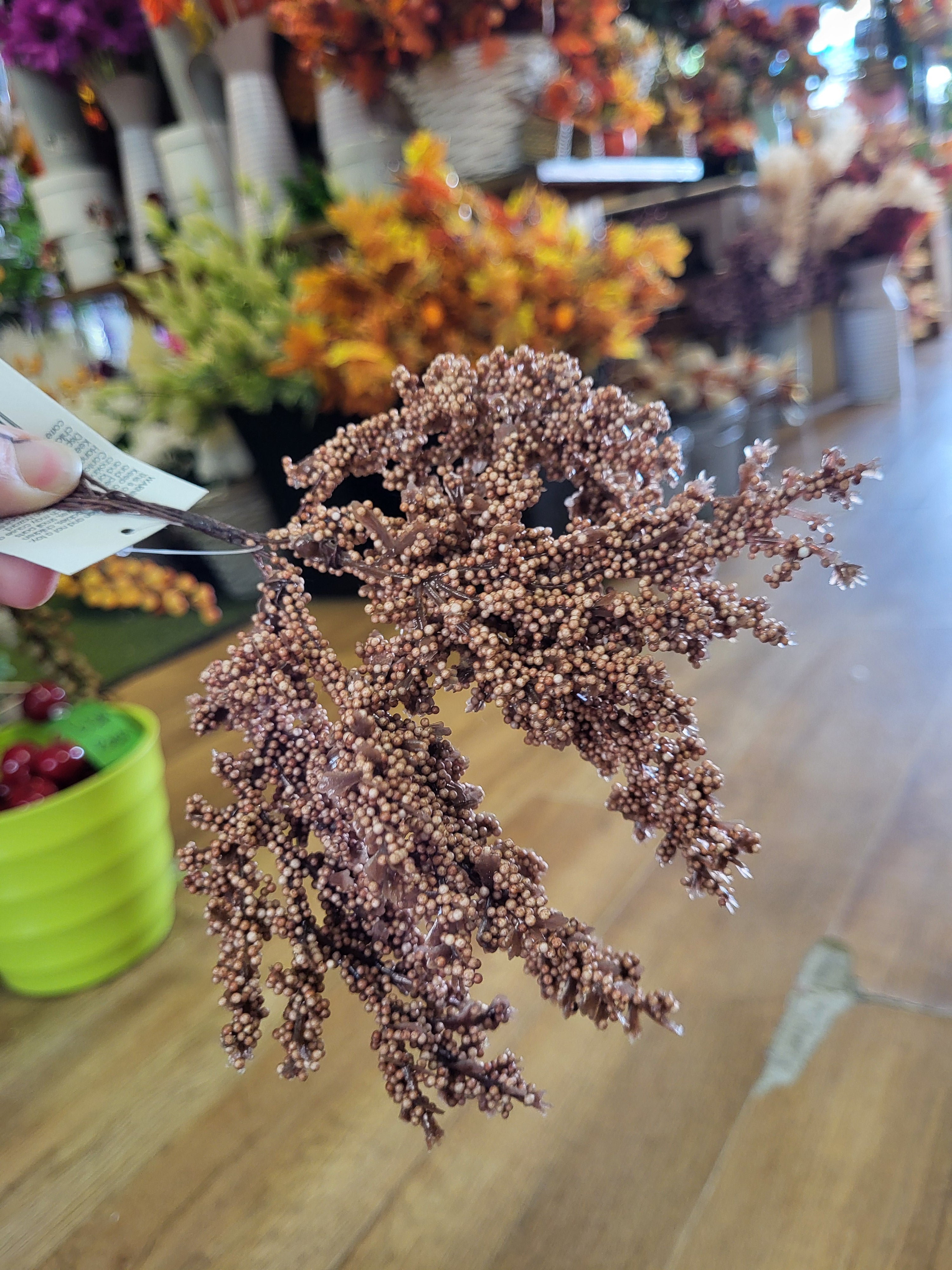 Wired Heather stems (5 wires on each) - 2 colours available image 5