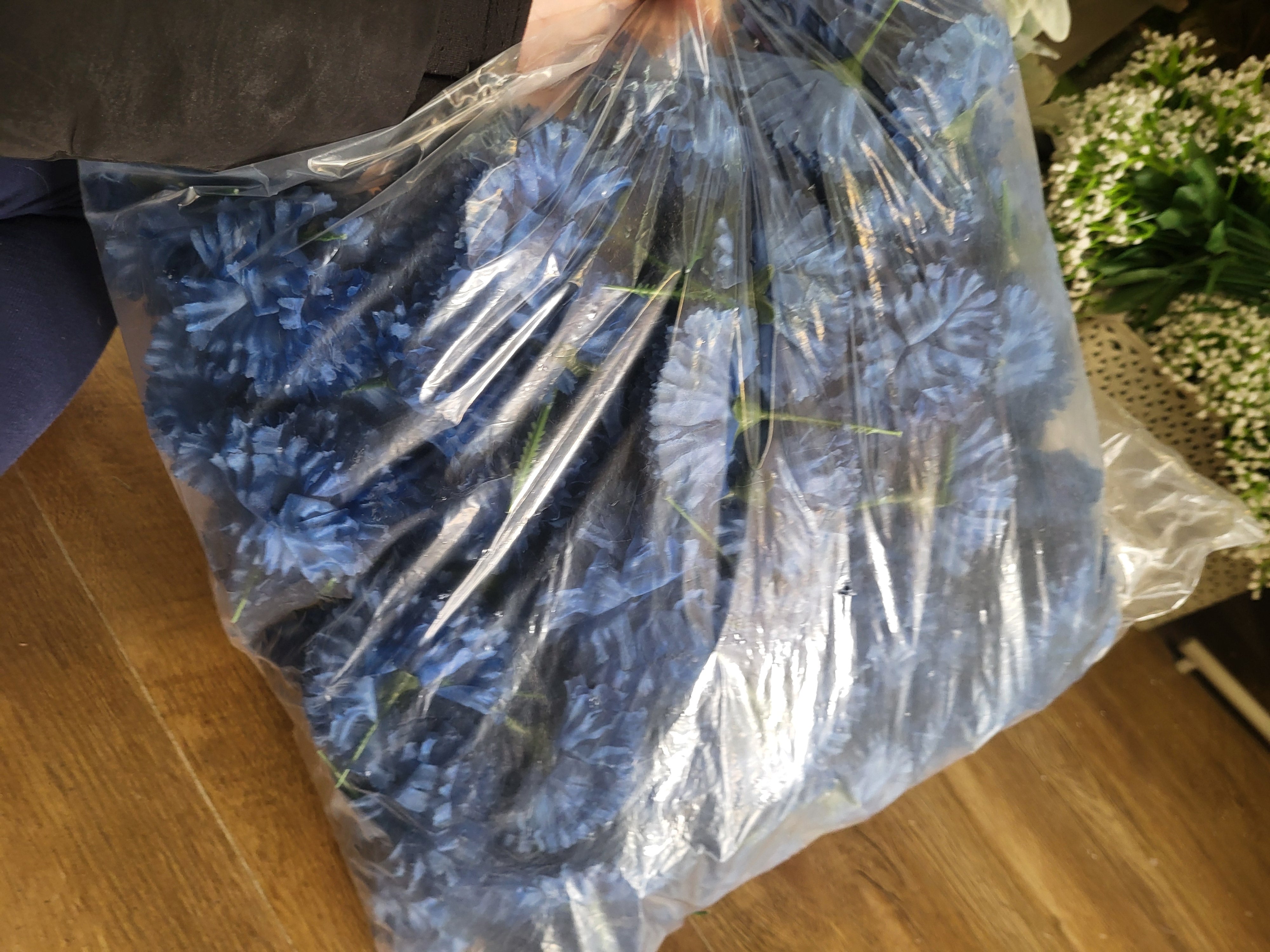 Bag of 144 dark blue carnation picks image 2