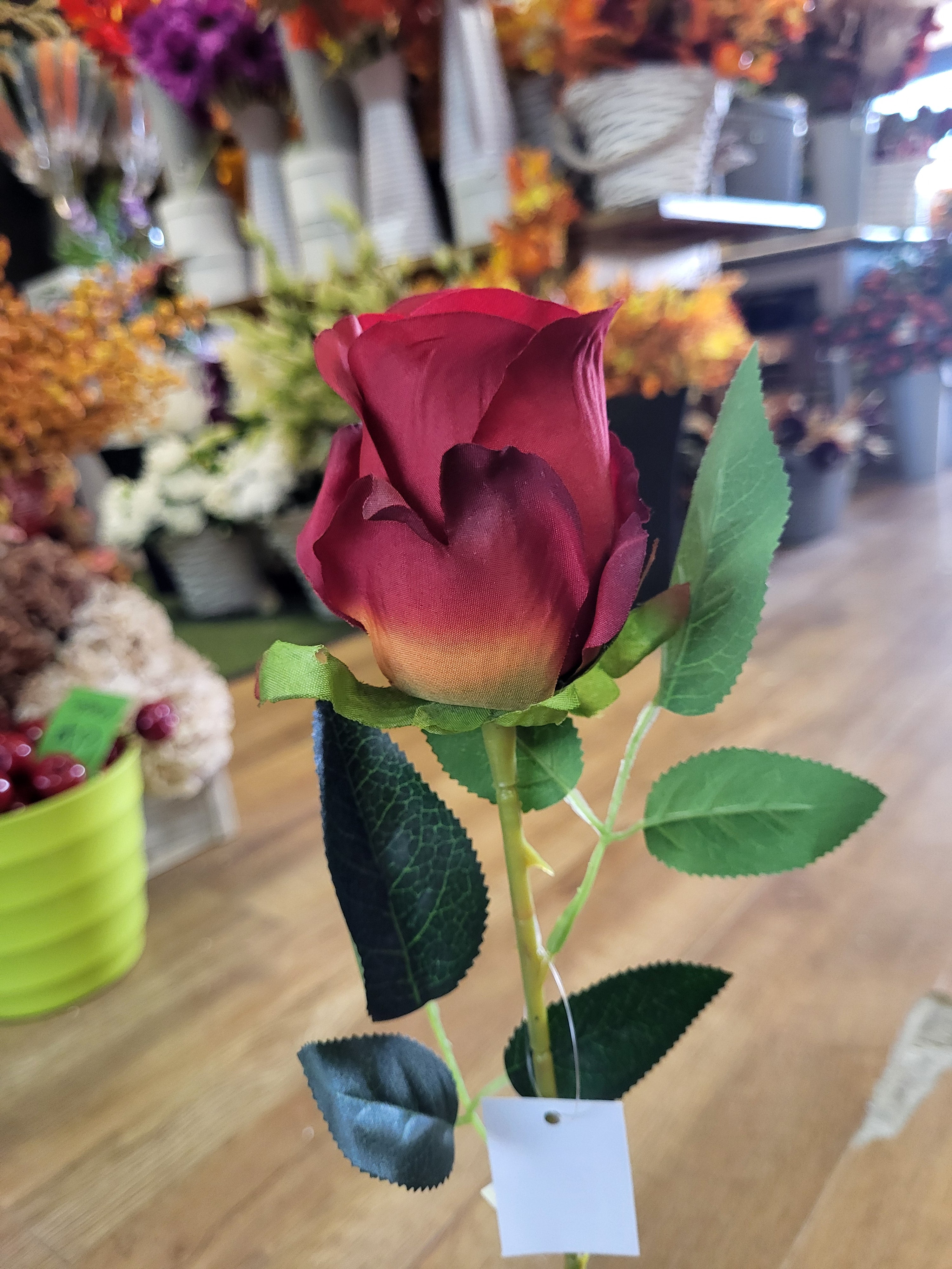 Single Red Celia Rose image 2