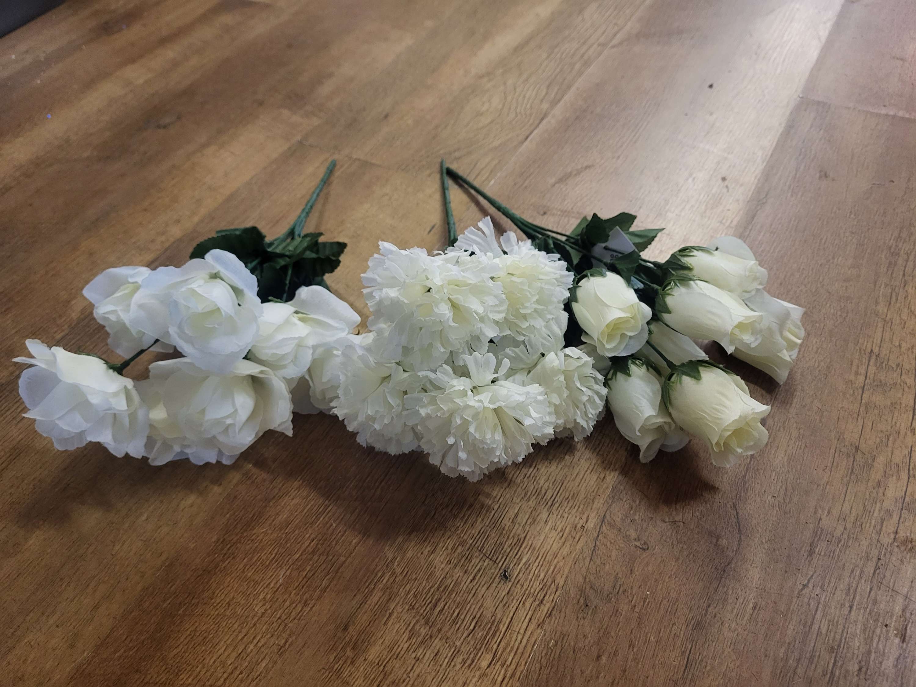 Cream flowers - 3 styles image 7