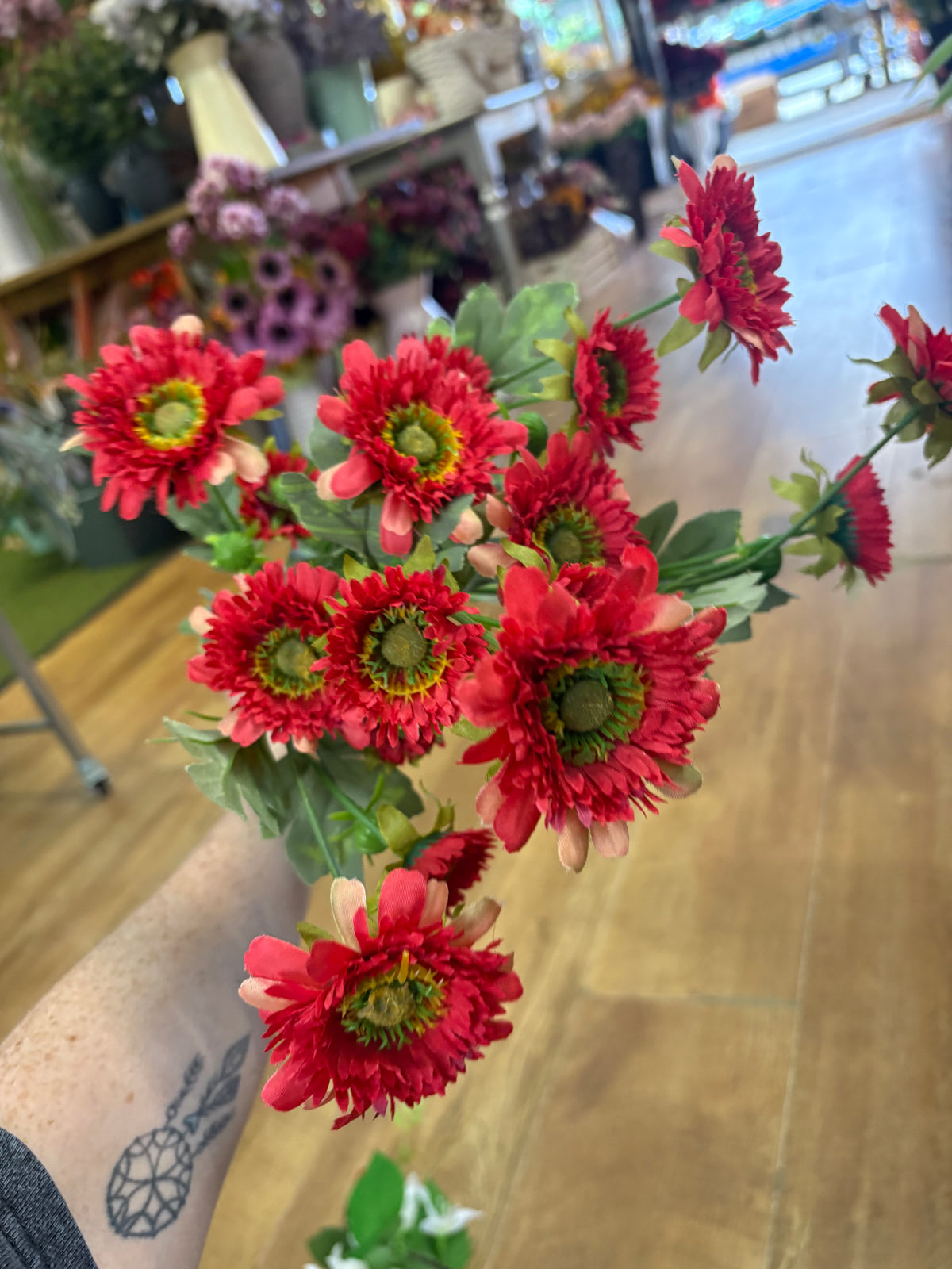 Long stem red and white clearance bundle