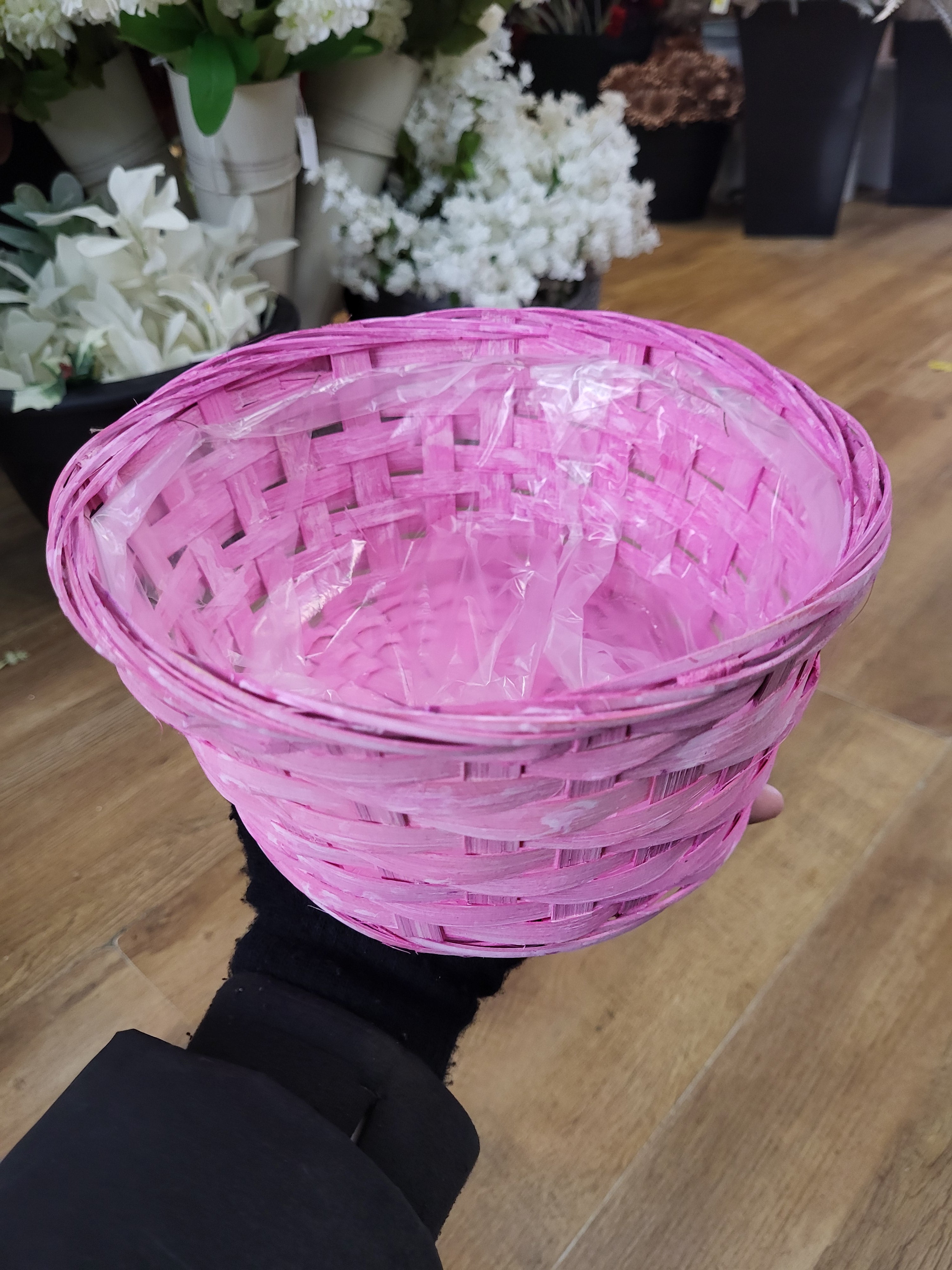 Bamboo baskets - 2 colours available  - 21x10cm image 2