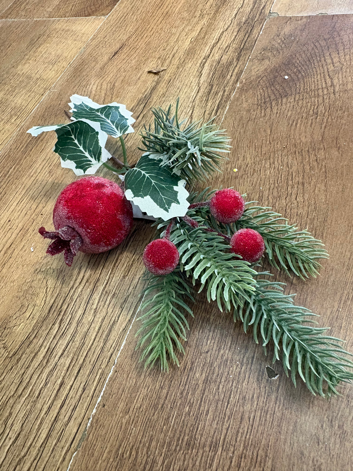 Frosted pomegranate and berry pick