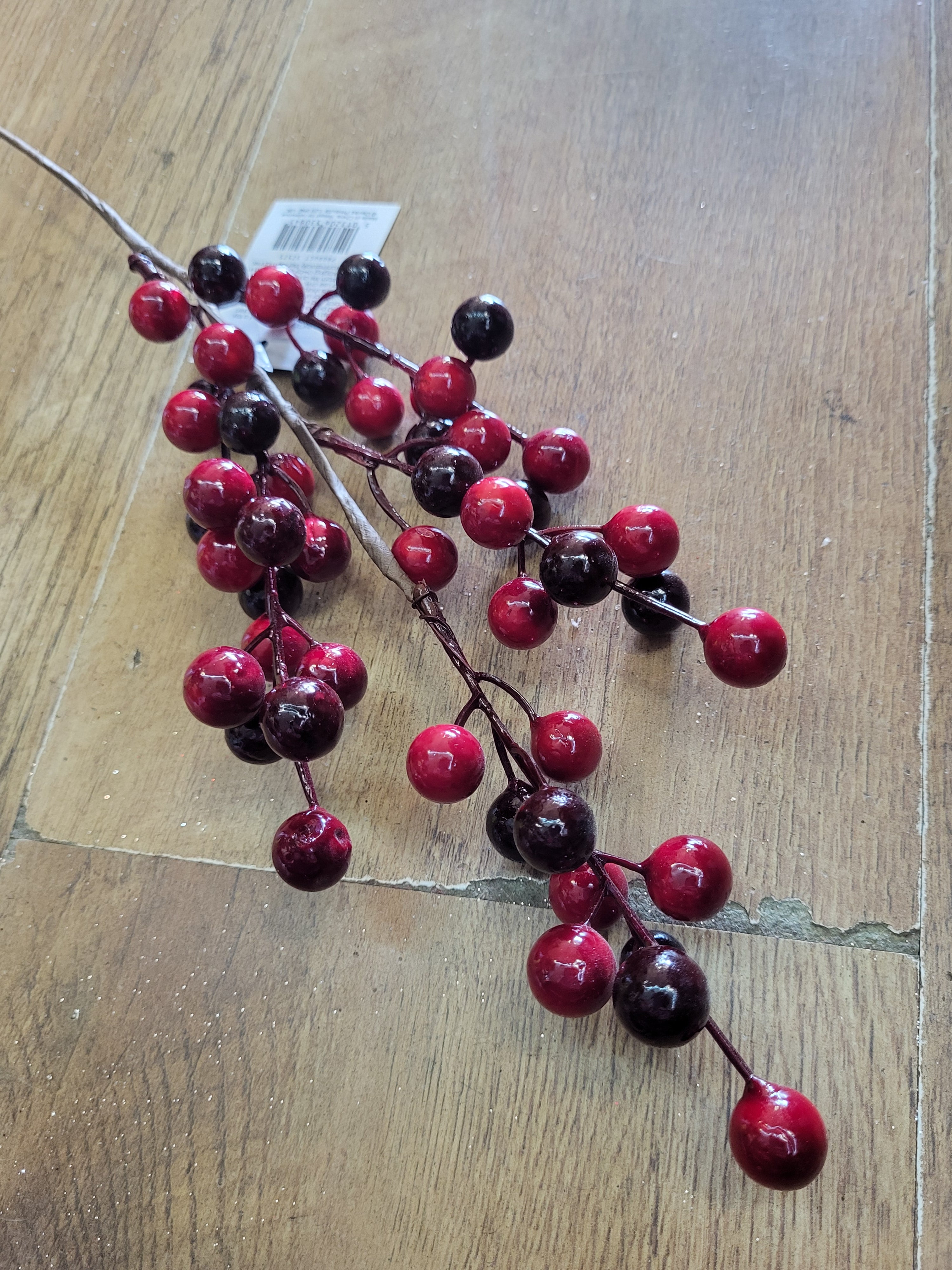 Multi tonal reds berry stem image 1