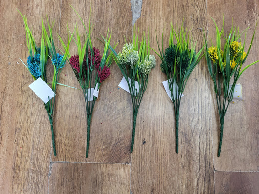 Allium with grass bunch - 5 colours available image 0