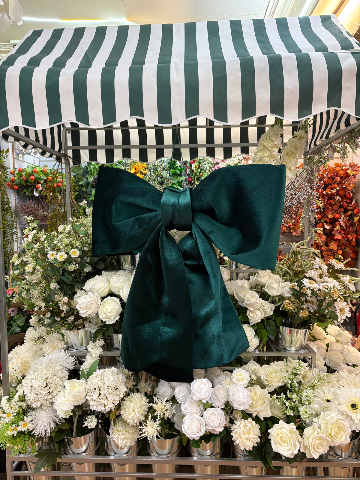 Giant 92cm Emerald Green Christmas Bow
