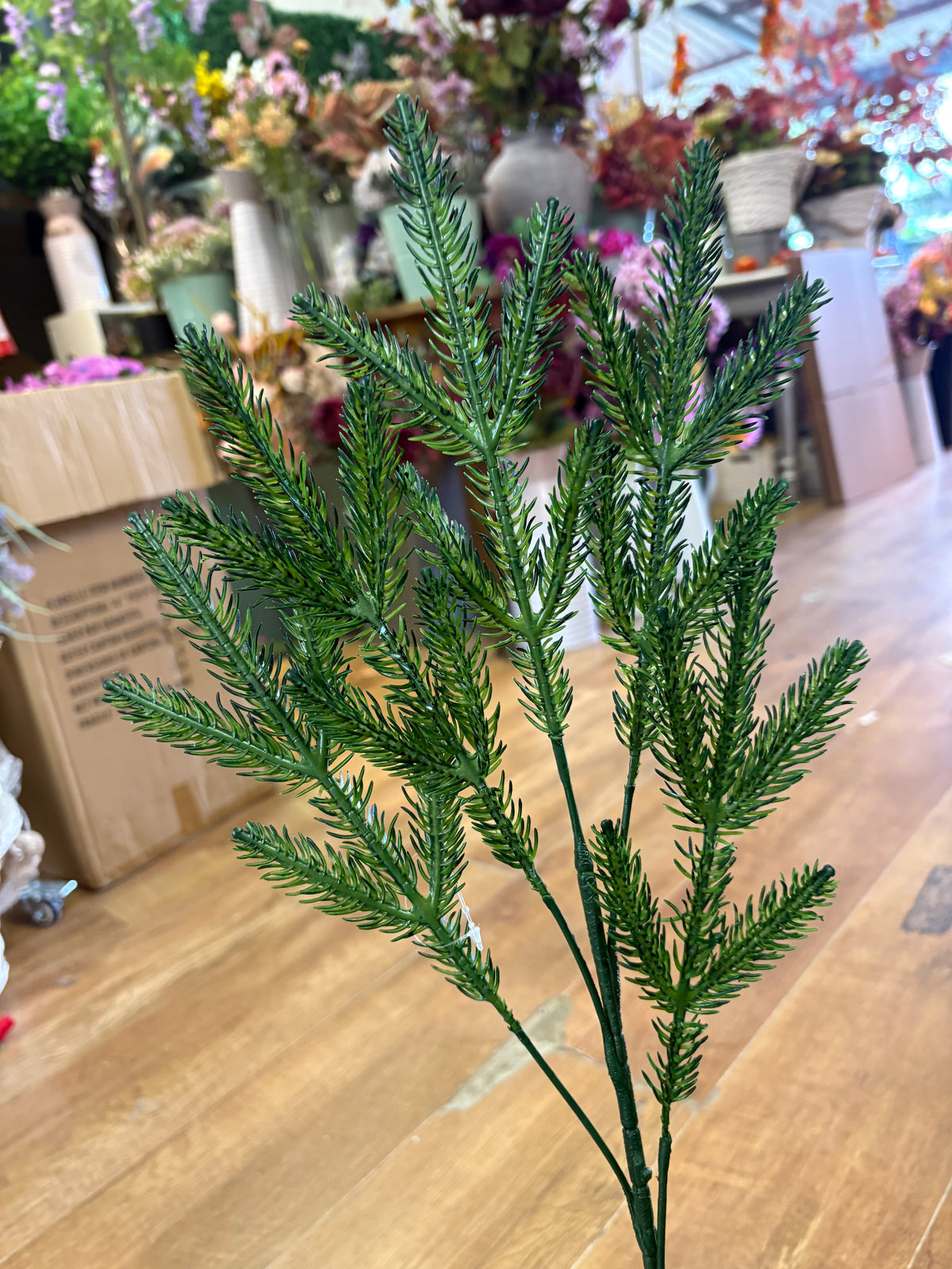 Long stem pine spray