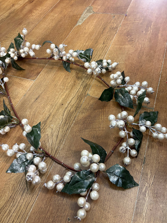 130cm pearl berry garland