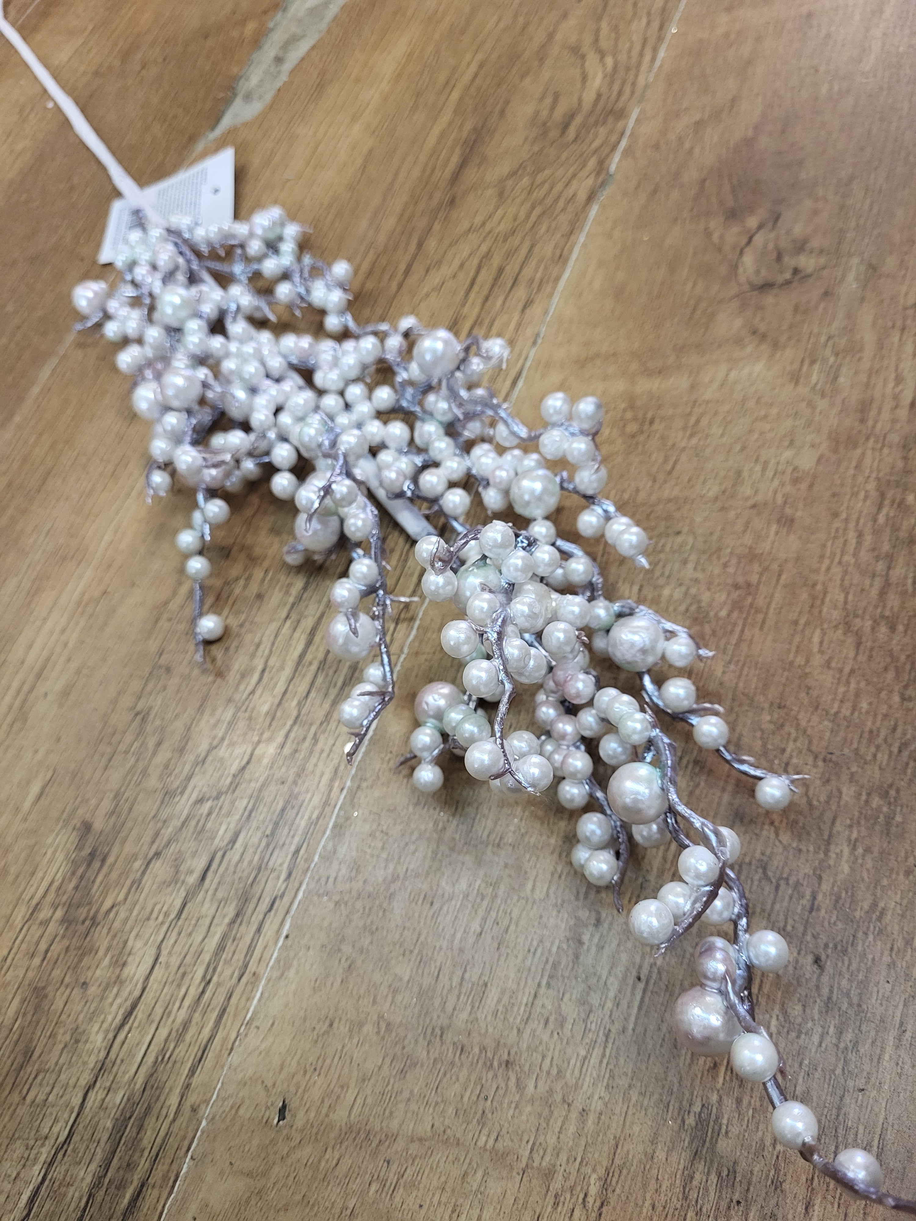 69cm slightly pastel toned 'lots of pearls' branch image 5