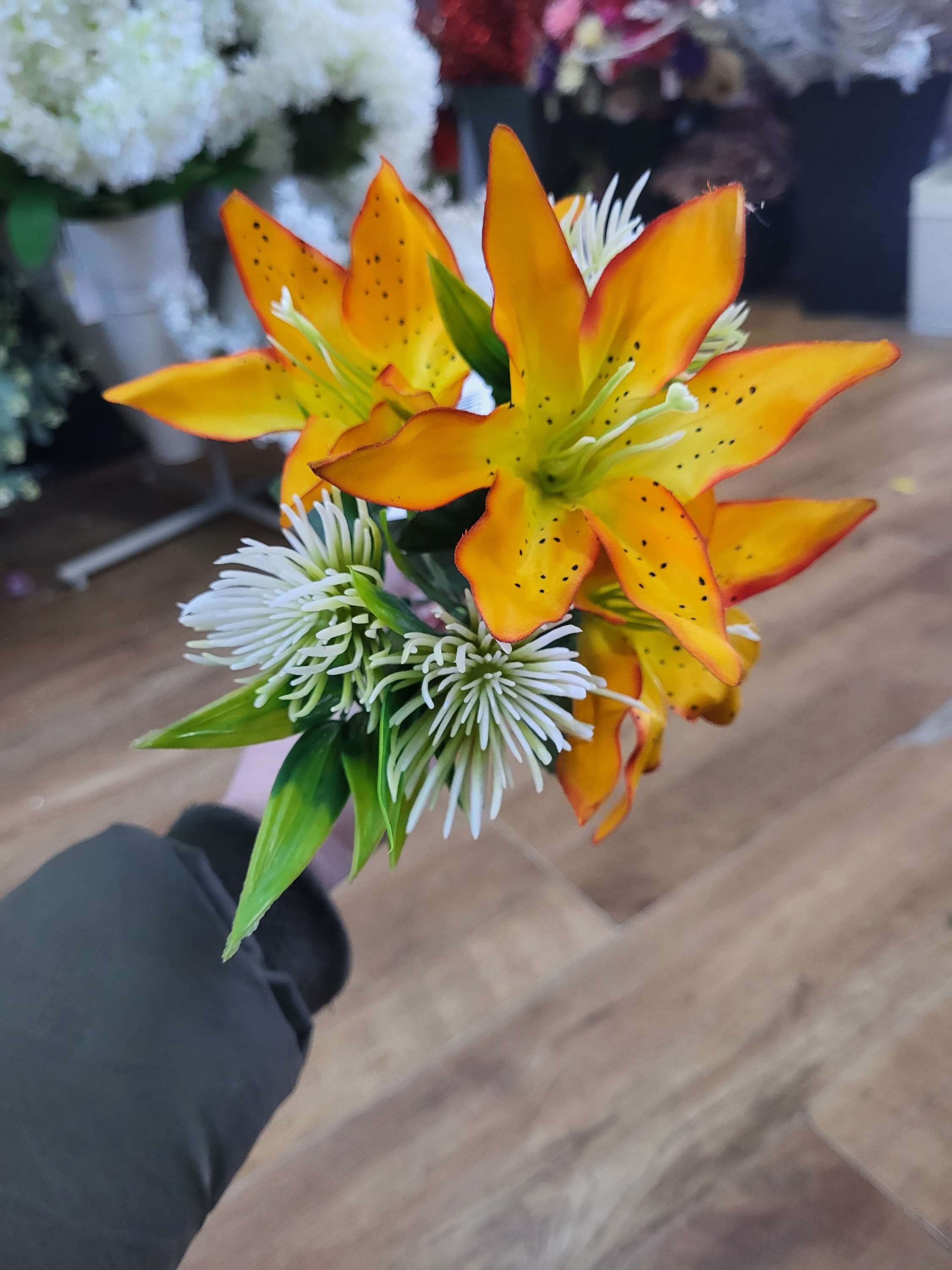 Tiger lily and allium bunch - 6 colours available image 10