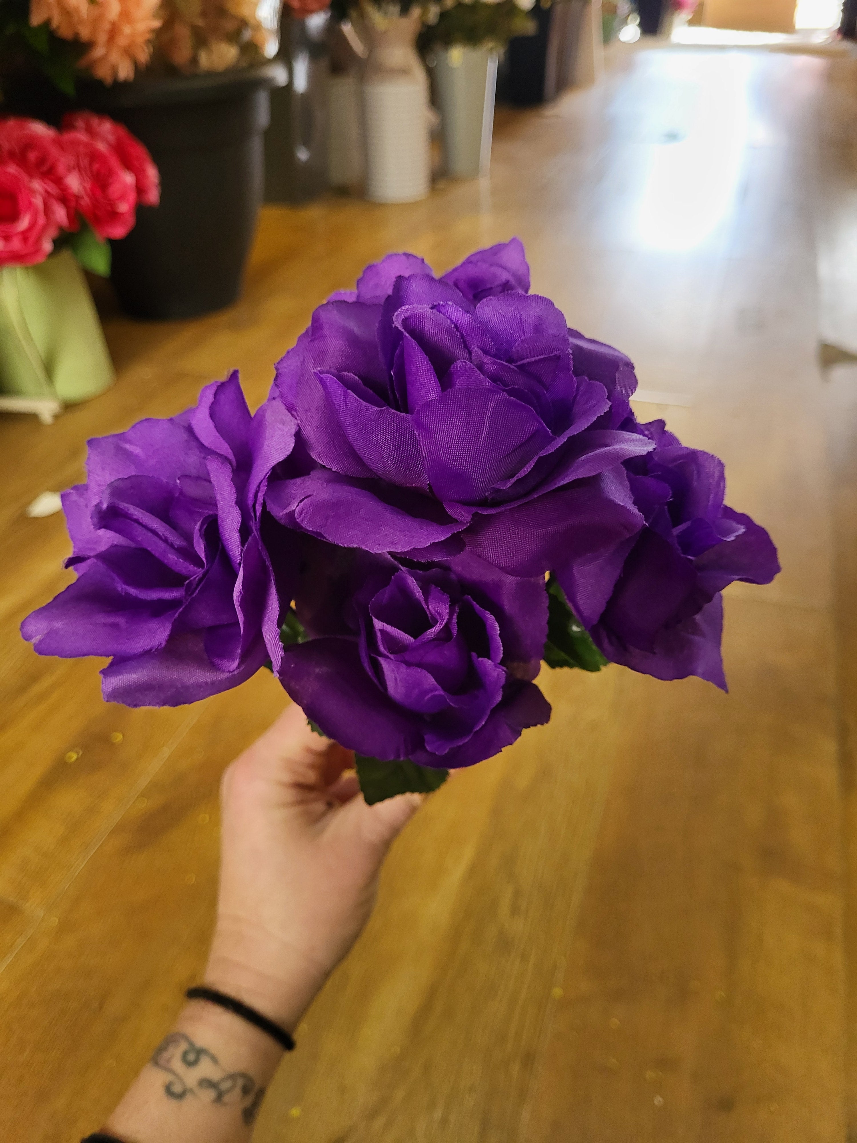 Carnival rose bunch - 4 colours available image 7