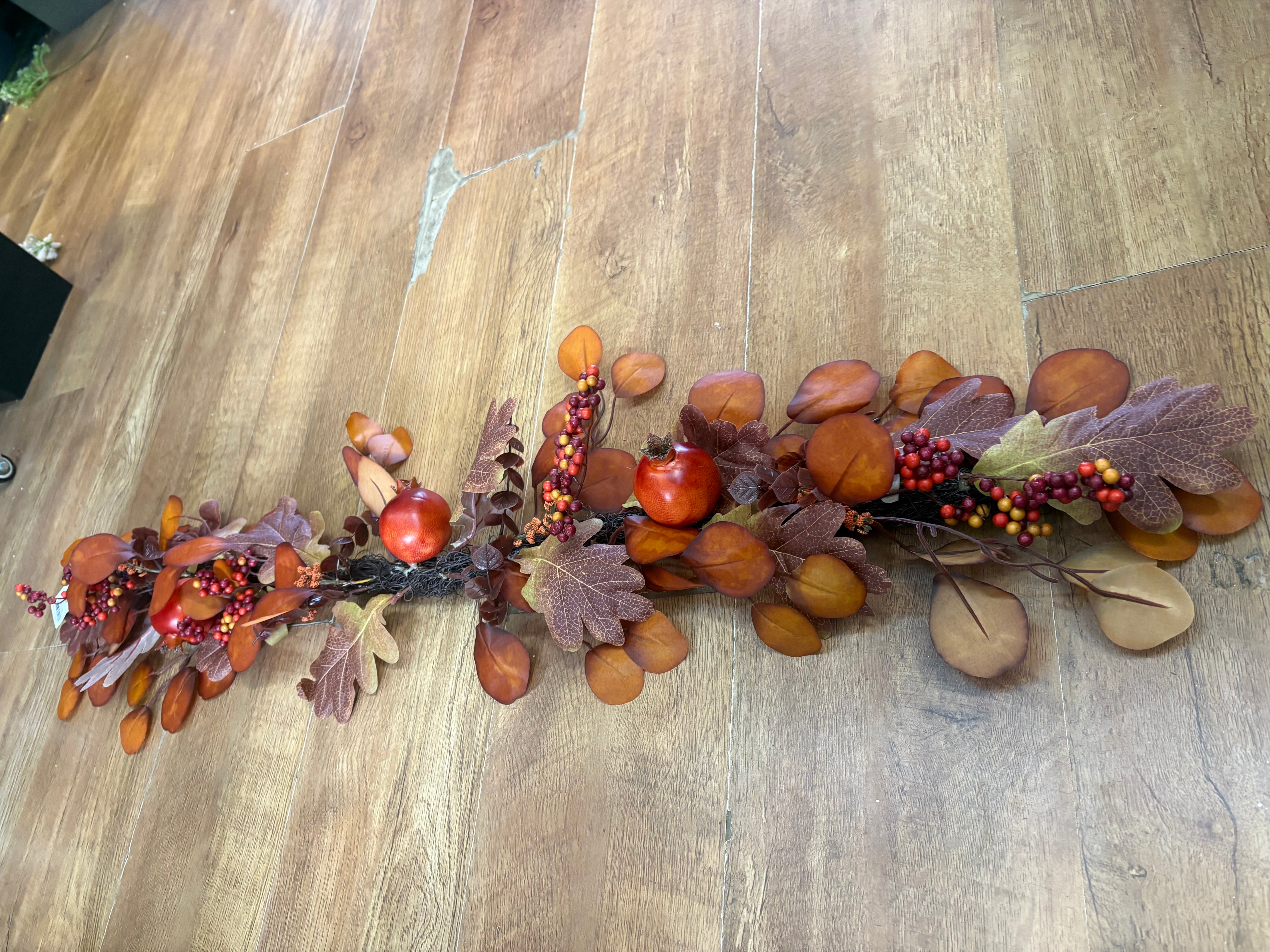100cm autumn fruits table runner