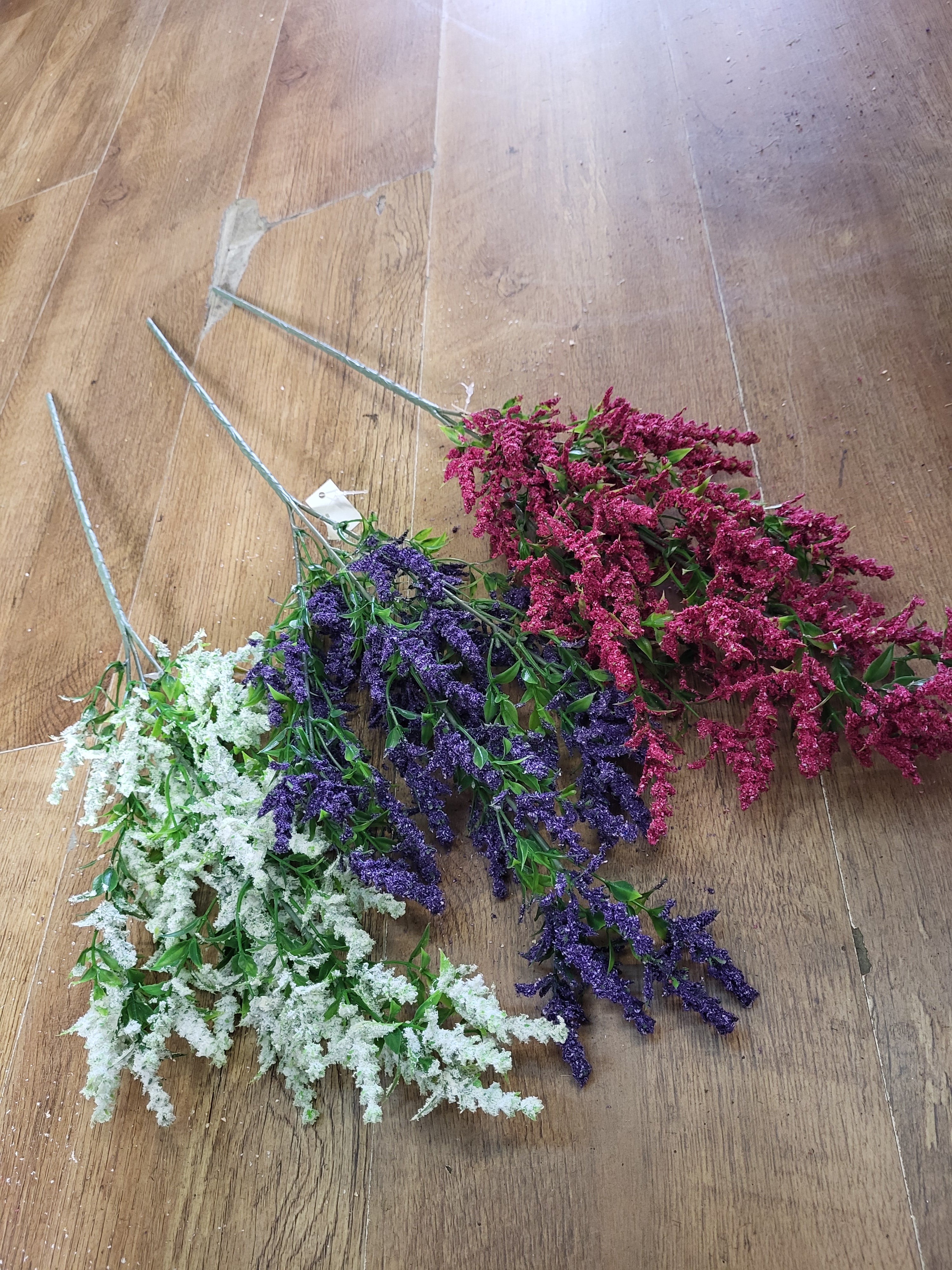 Long Wild lavender stem - 3 colours available image 0