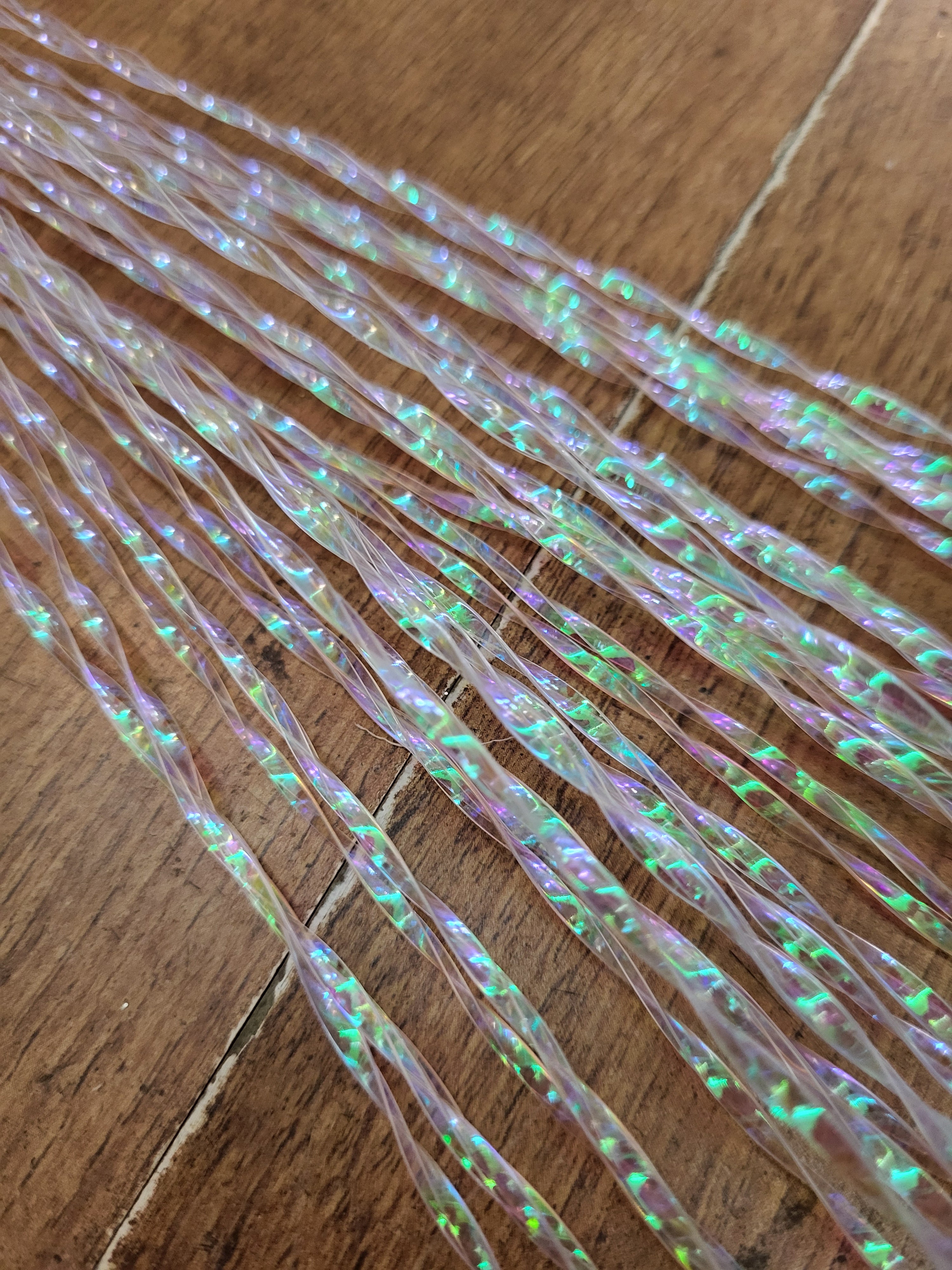 70cm iridescent twirl spray - 2 colours available image 4