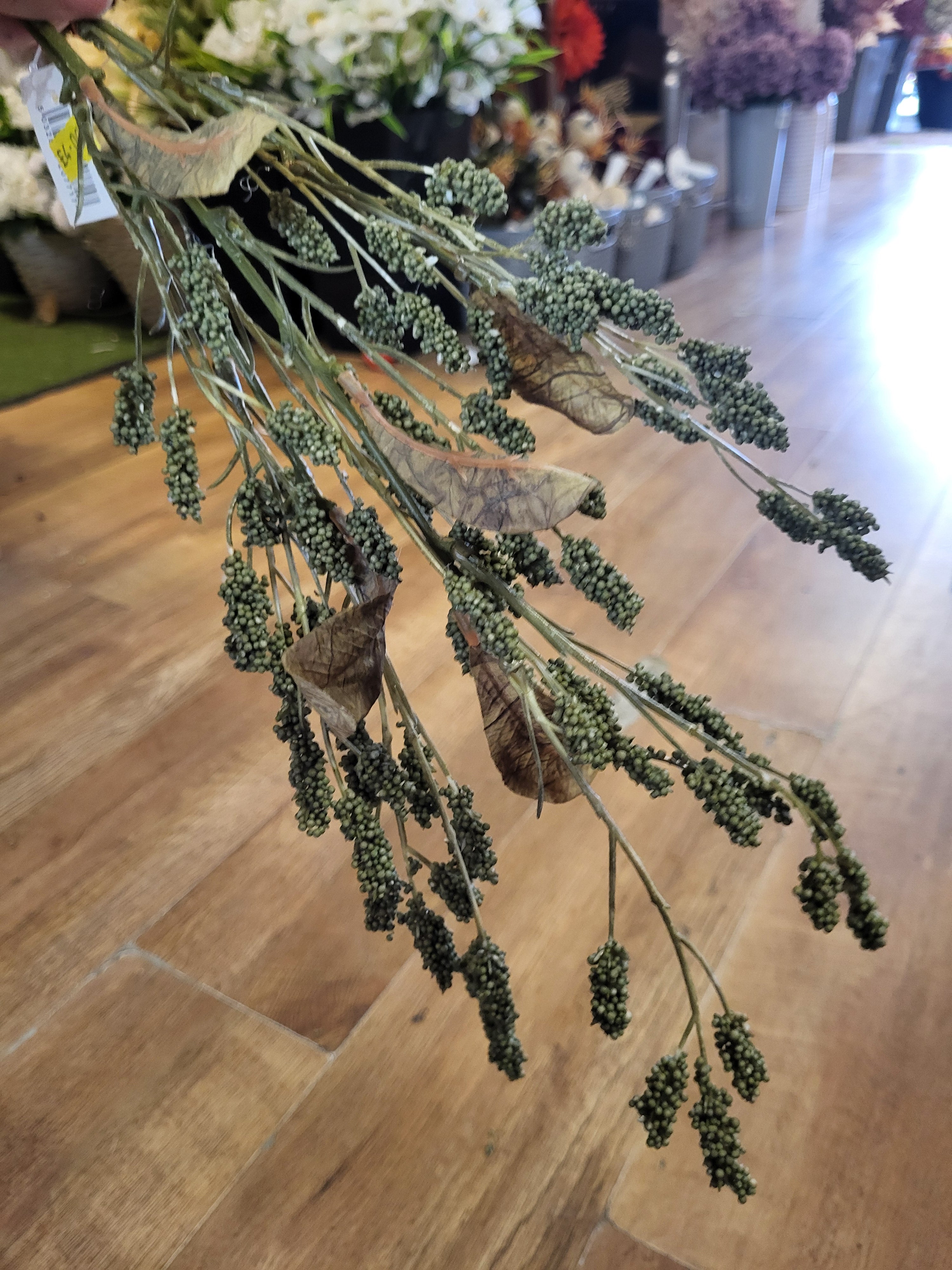 Dried inspired green grain sorghum spray image 1