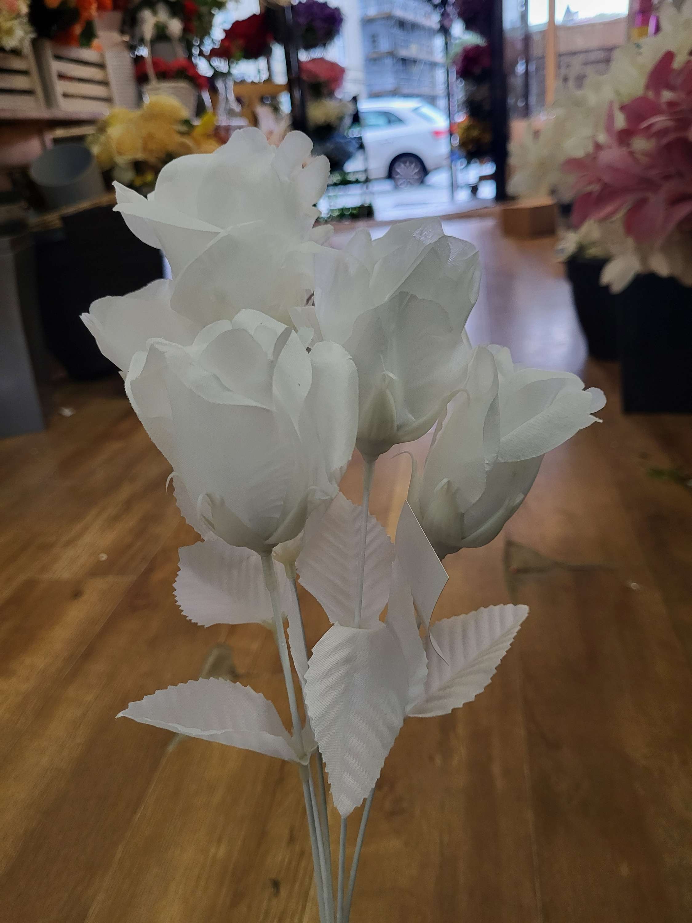 White flowers - 4 styles available image 5