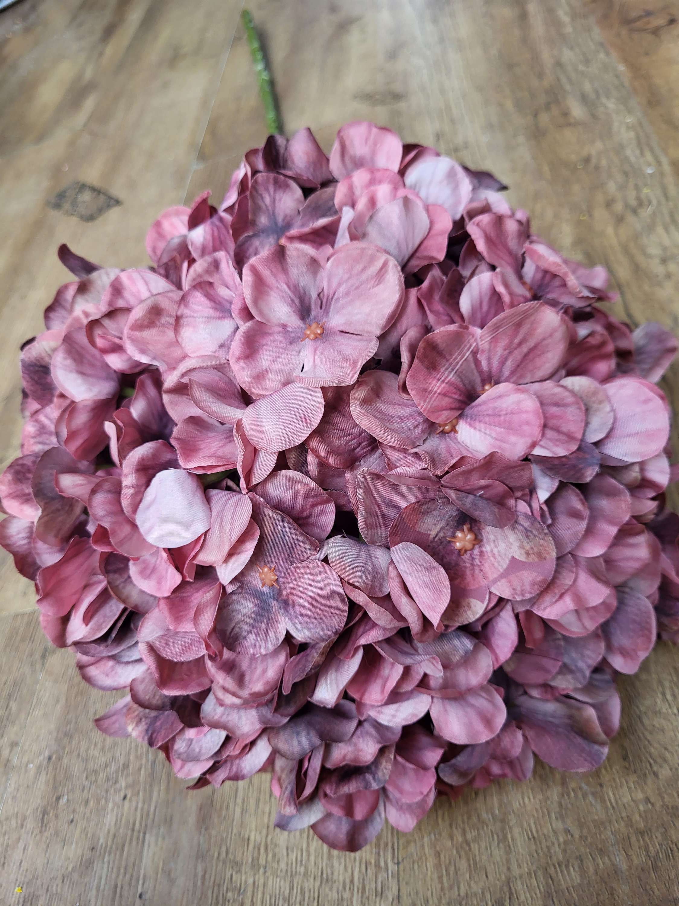 Giant head vintage rose premium hydrangea  image 2