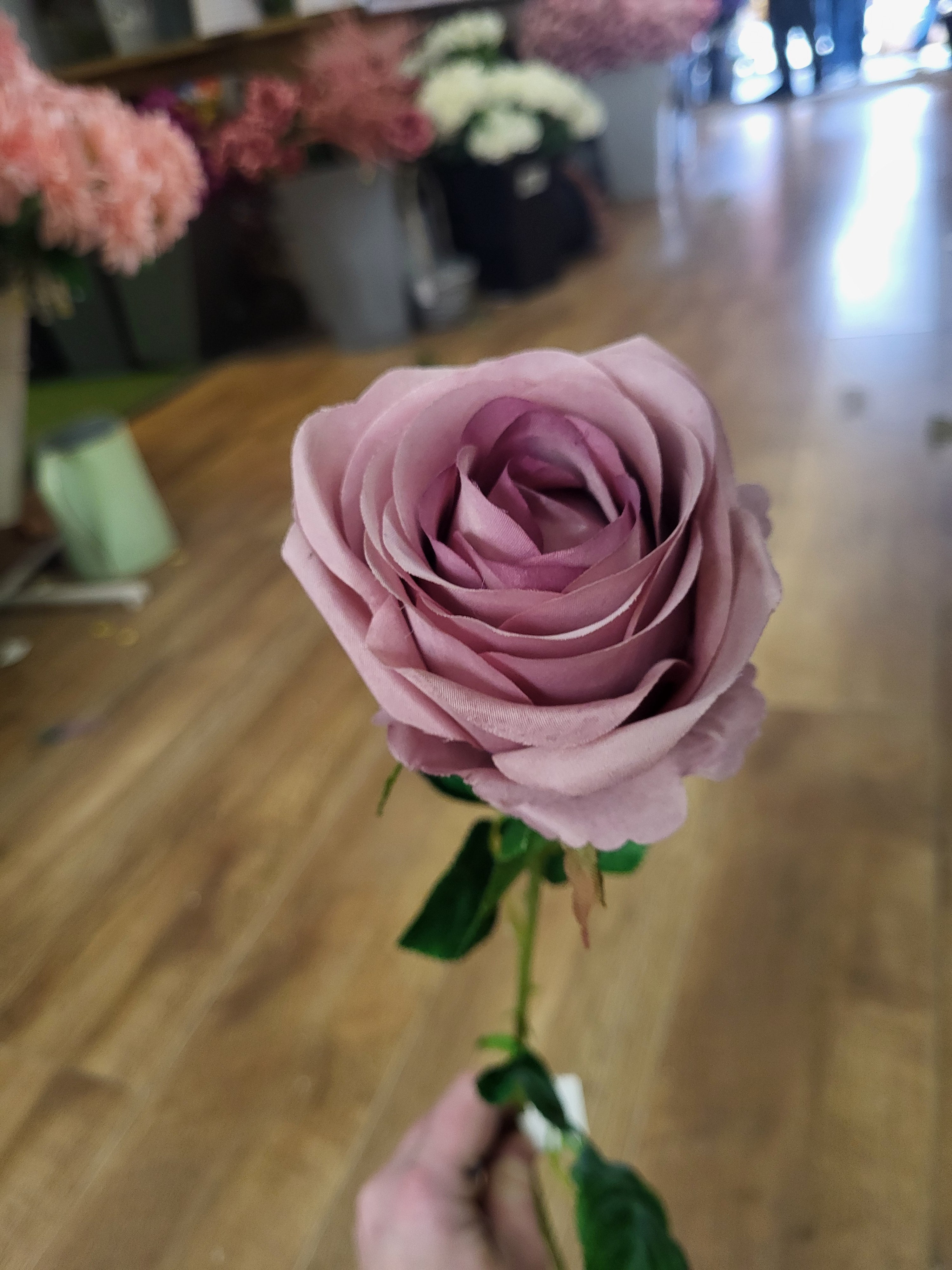 Single vintage mauve Harper rose  image 1